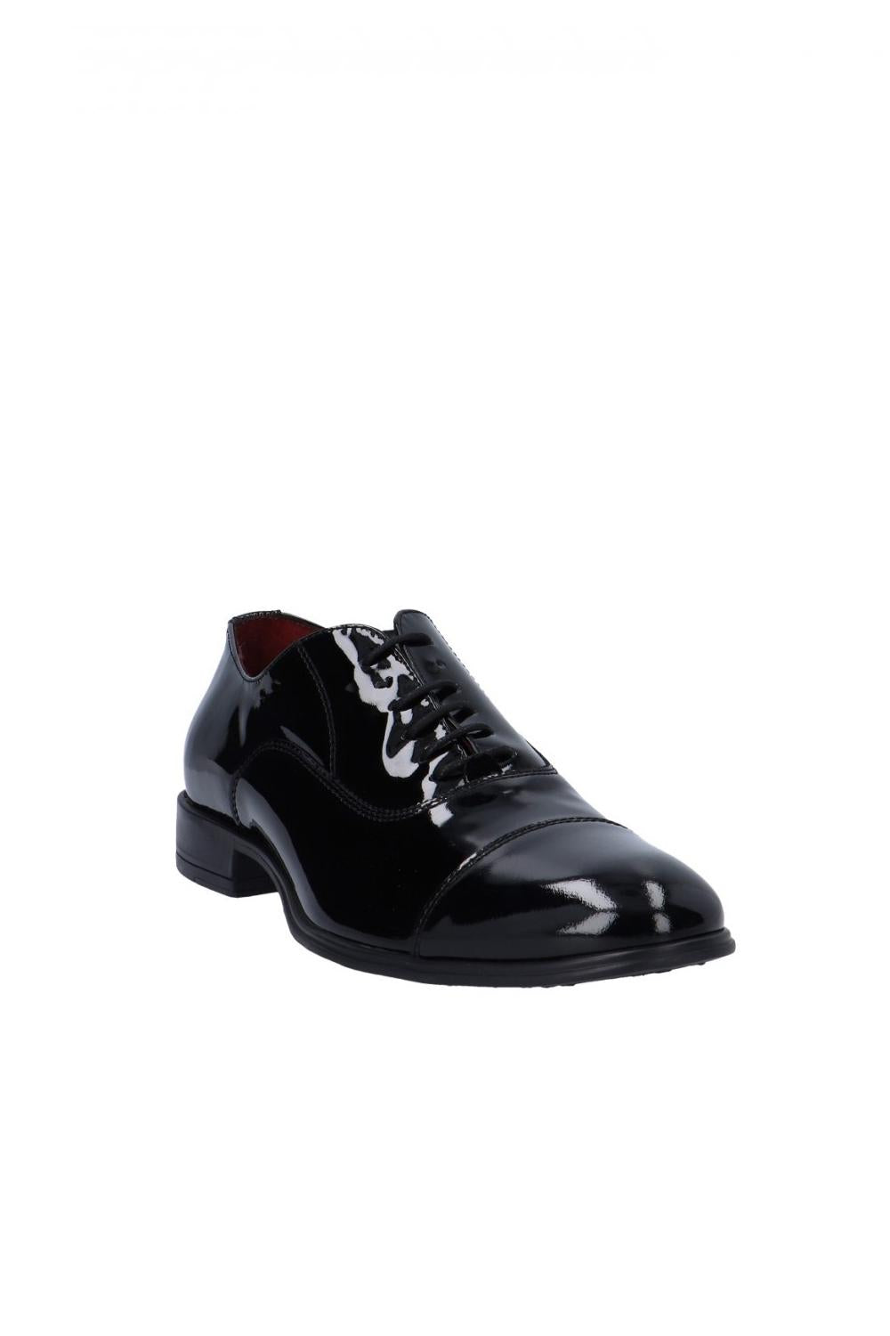 Scarpa Classica in Pelle Spazzolata Antica Cuoieria 22545 S67NERO SPAZZOLATO Antica Cuoieria