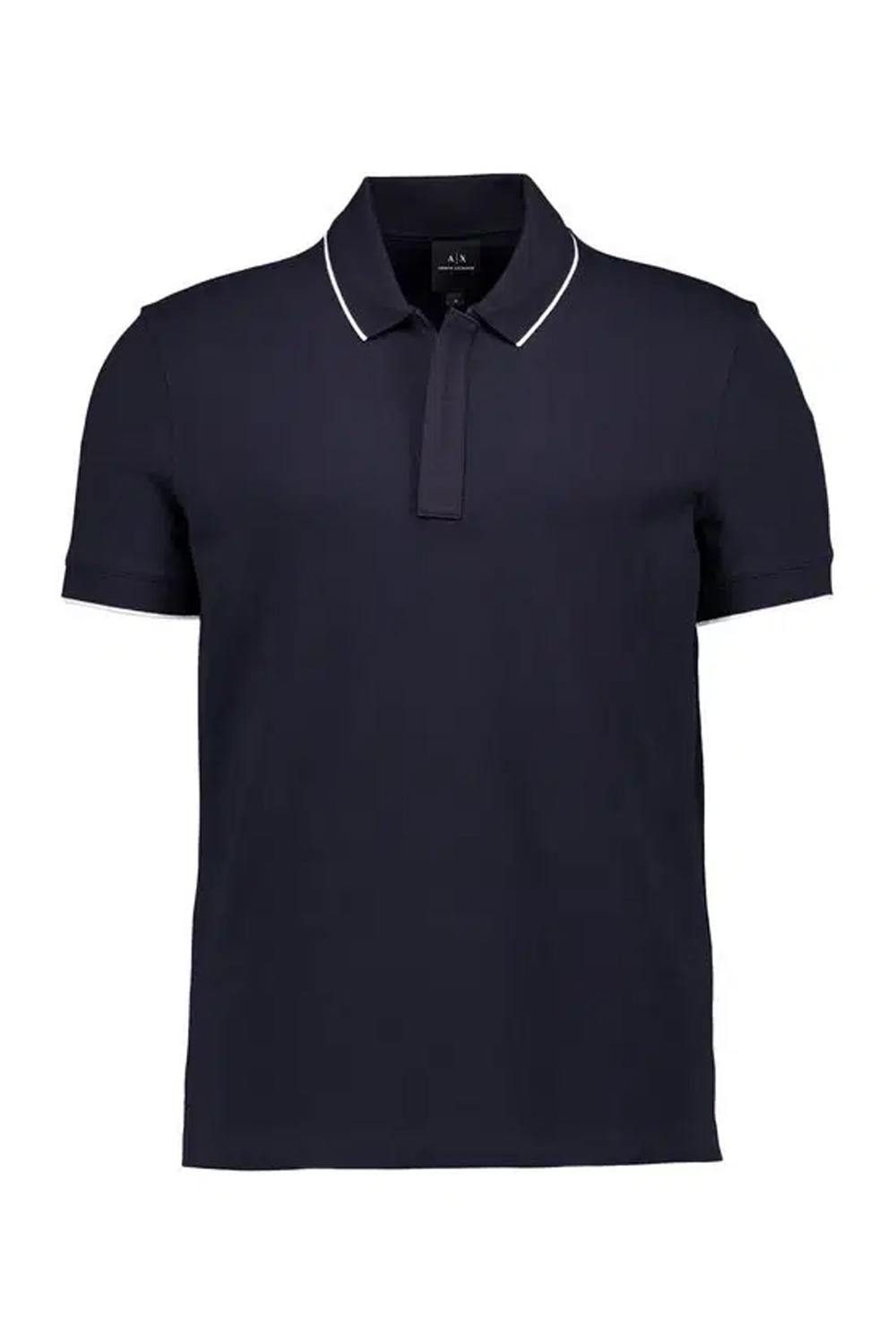 Polo slim fit con inserto sui bottoni XM001285 AF10366UB101 Armani Exchange