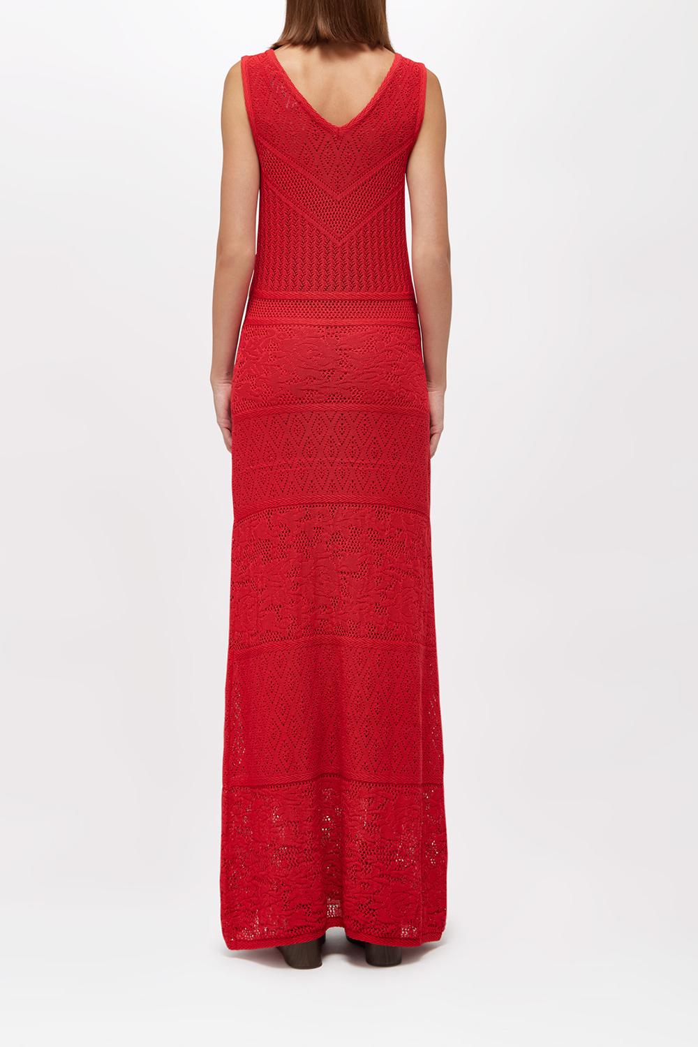 ABITO LUNGO IN MAGLIA DI MISTO COTONe RA6083 MA09S81663 Blugirl