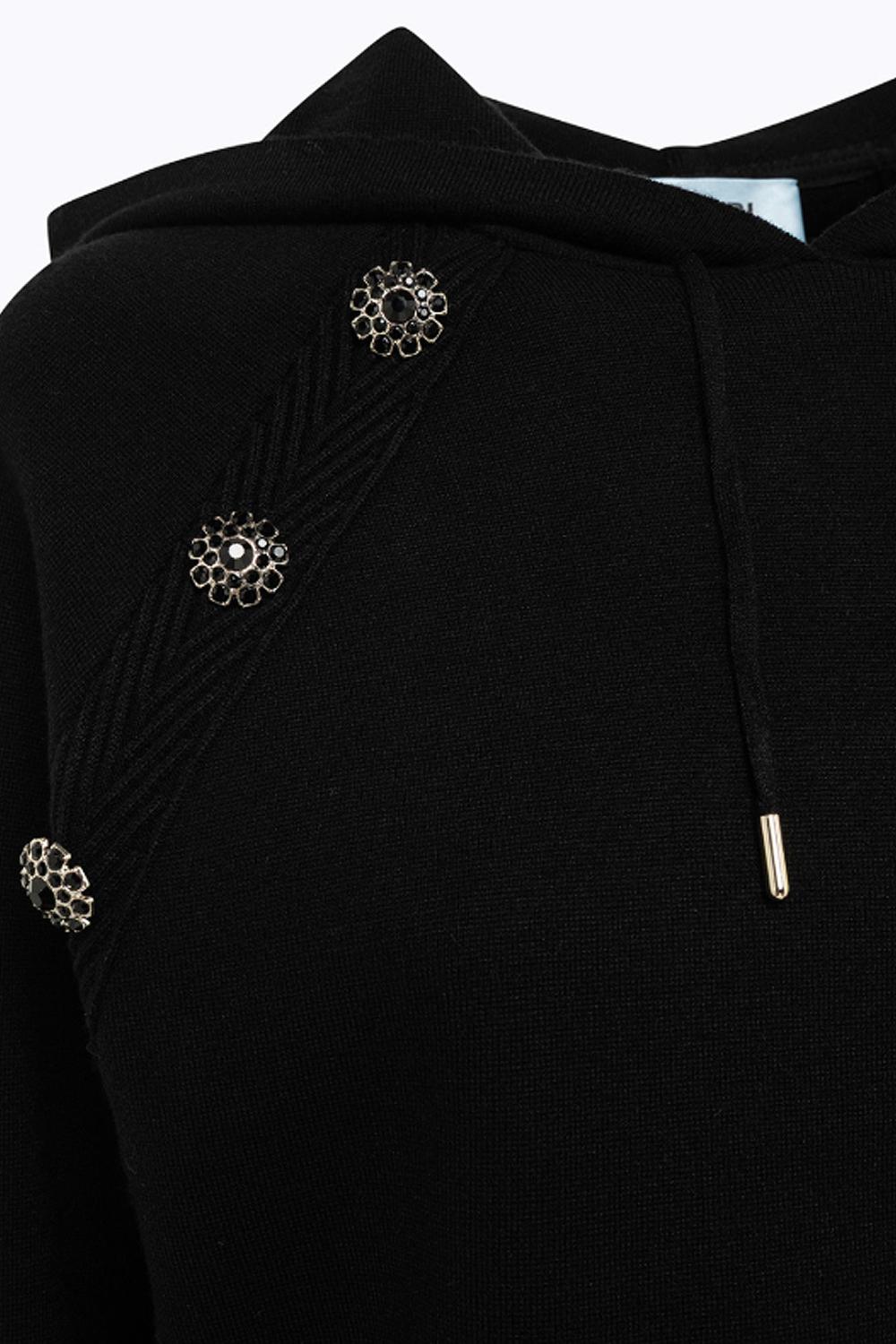 MAGLIA CON BOTTONI GIOIELLO RF5256 MA41R22222 Blugirl