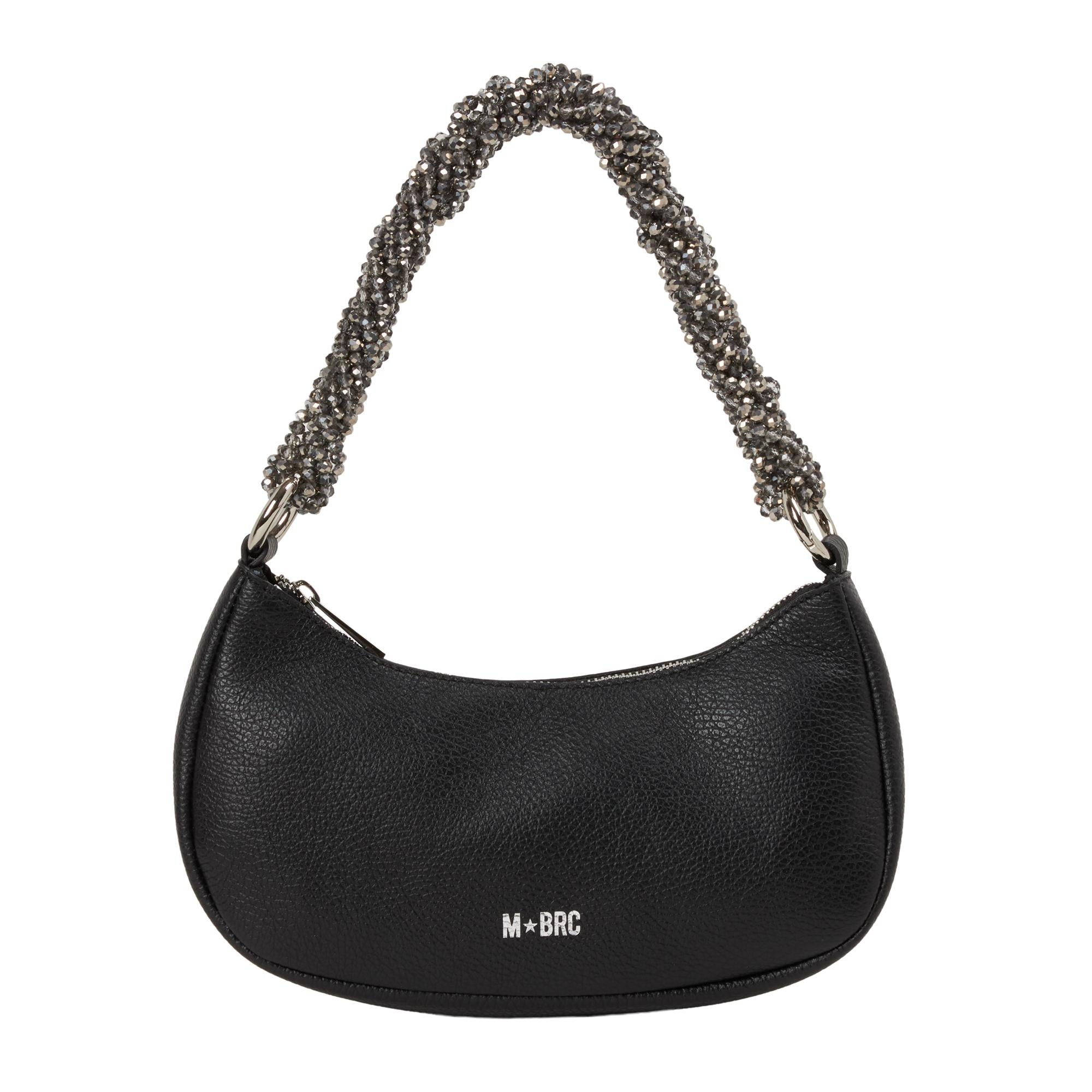 BORSA IN PELLE LINEA GEMMA H281 /NERO M Brc