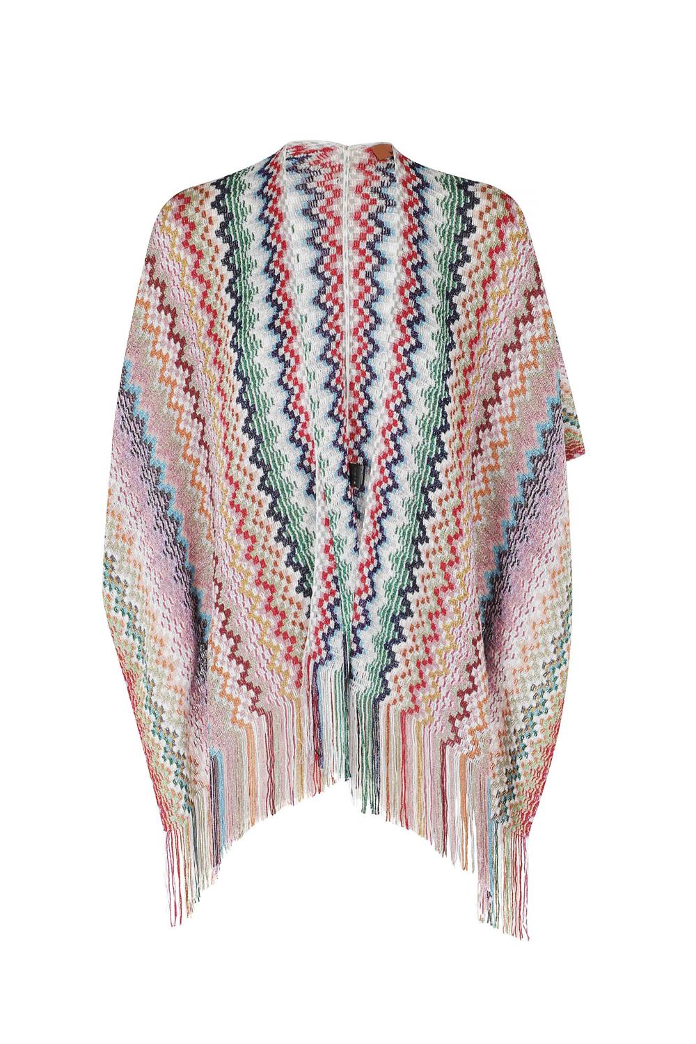 Poncho Zig Zag Multicolour Missoni 5P2SVMDA508 0001 Missoni