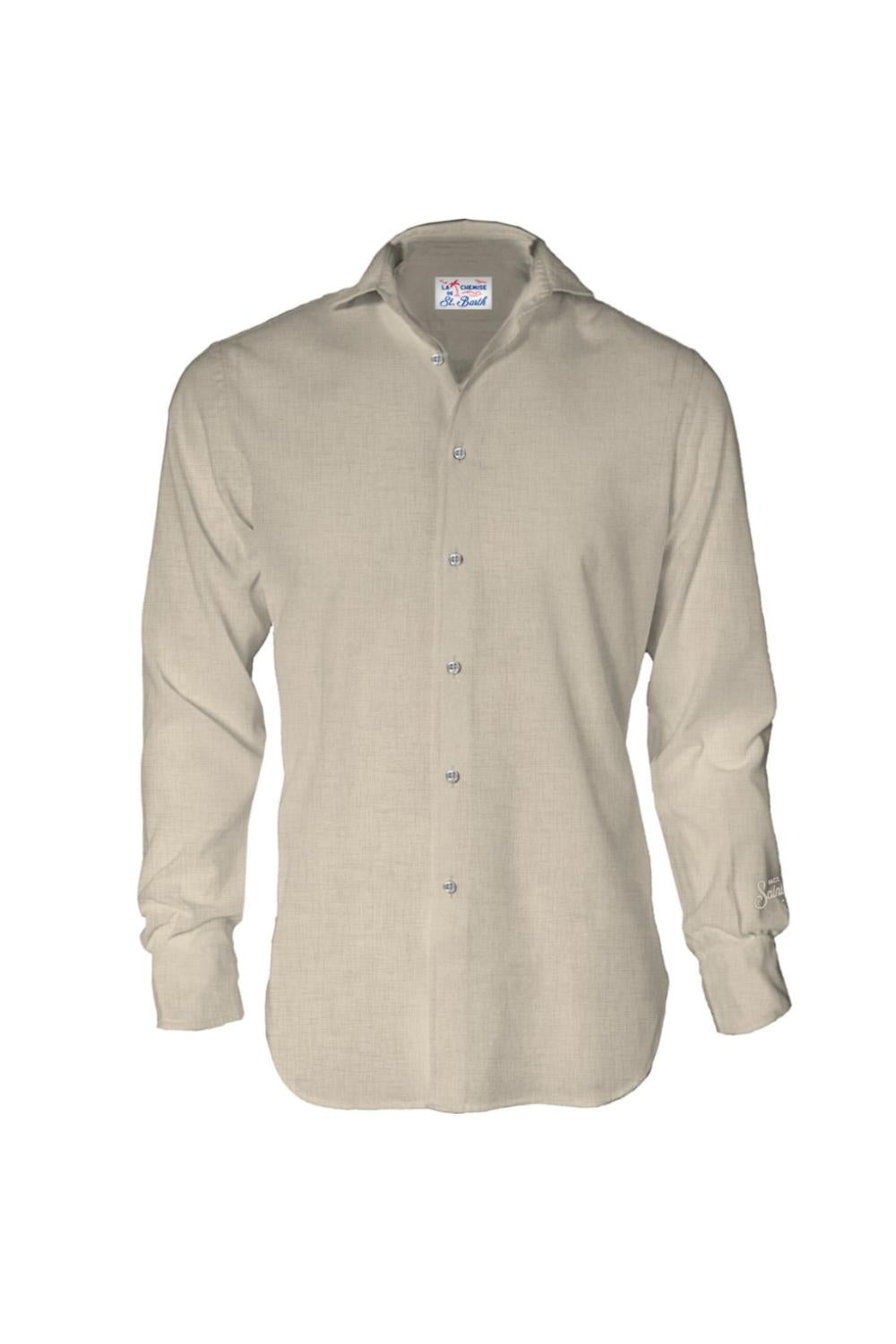 Camicia Pamplona in lino<BR/> PAMP001 /00331H Mc2 Saint Barth
