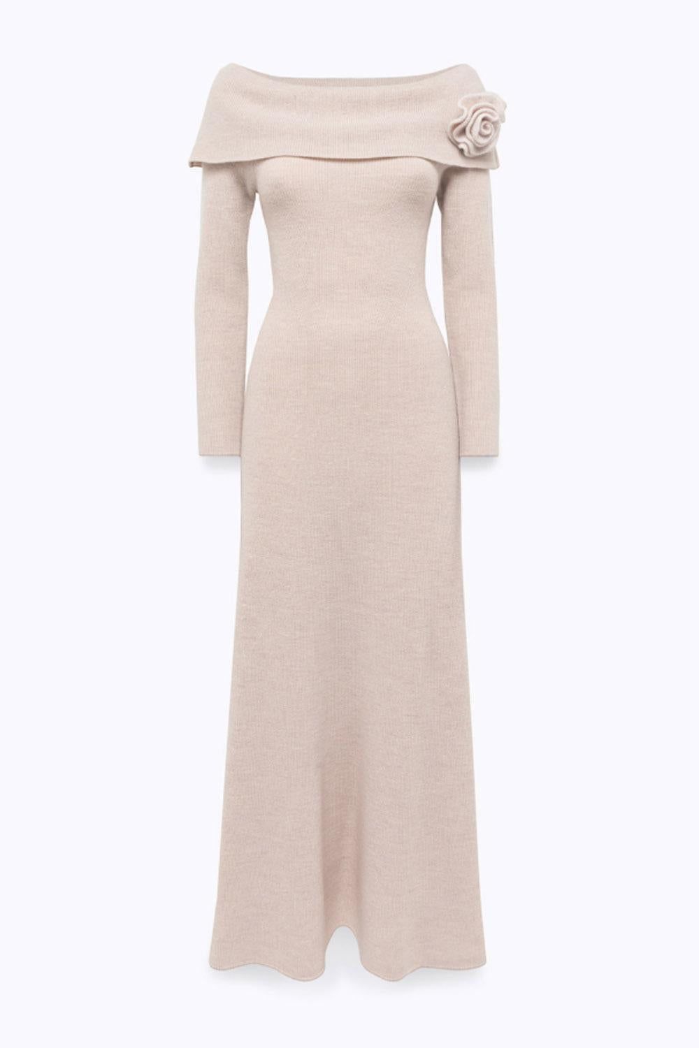 ABITO OFF SHOULDER IN LANA CON SPILLA RF5150 MA50002502 Blugirl