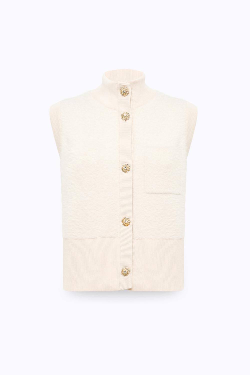 GILET IN FILATO EFFETTO PELLICCIA RF5236 MA39R10110 Blugirl