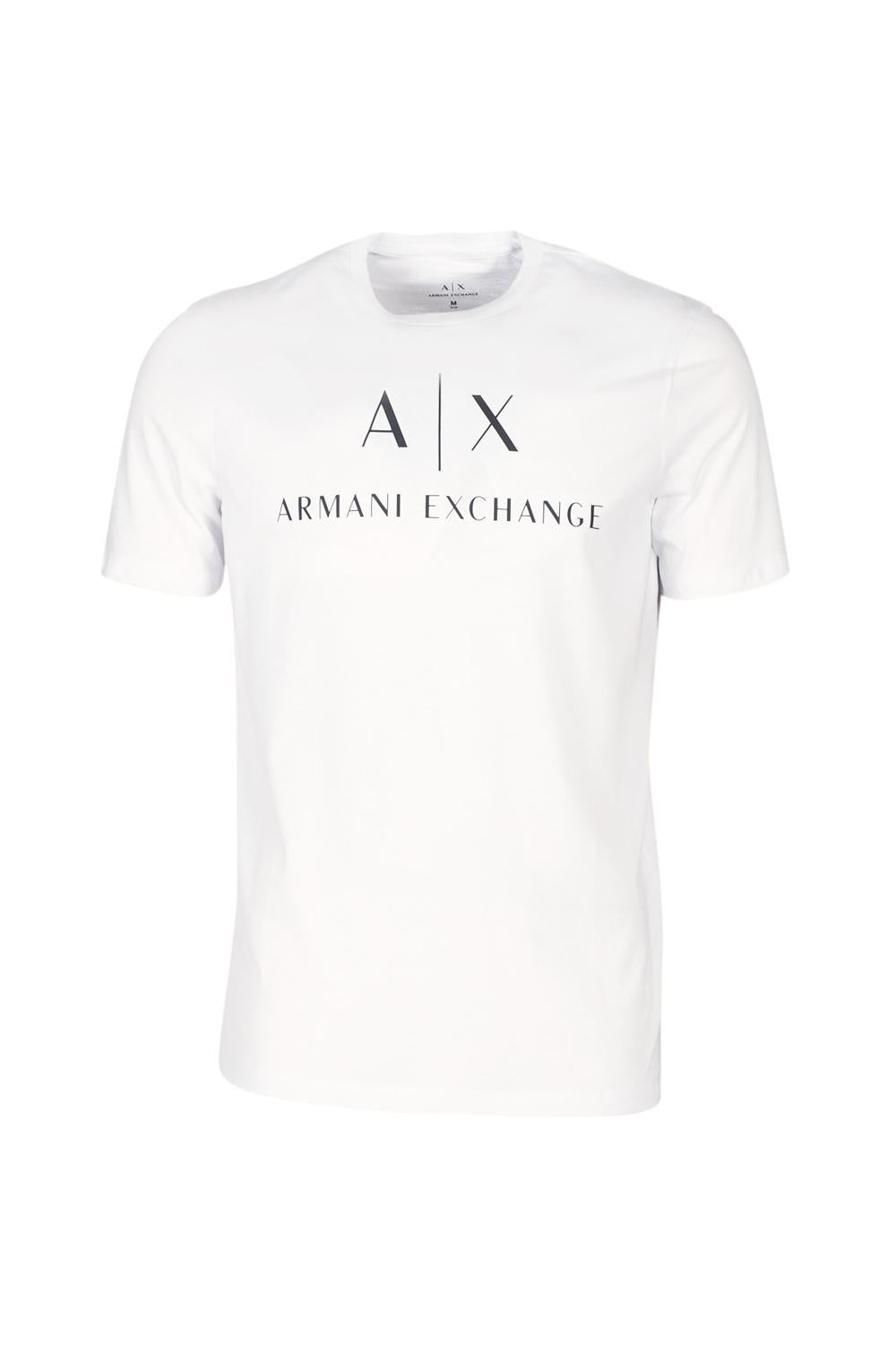 t-shirt girocollo con logo AX 8NZTCK Z8H4Z1100 Armani Exchange