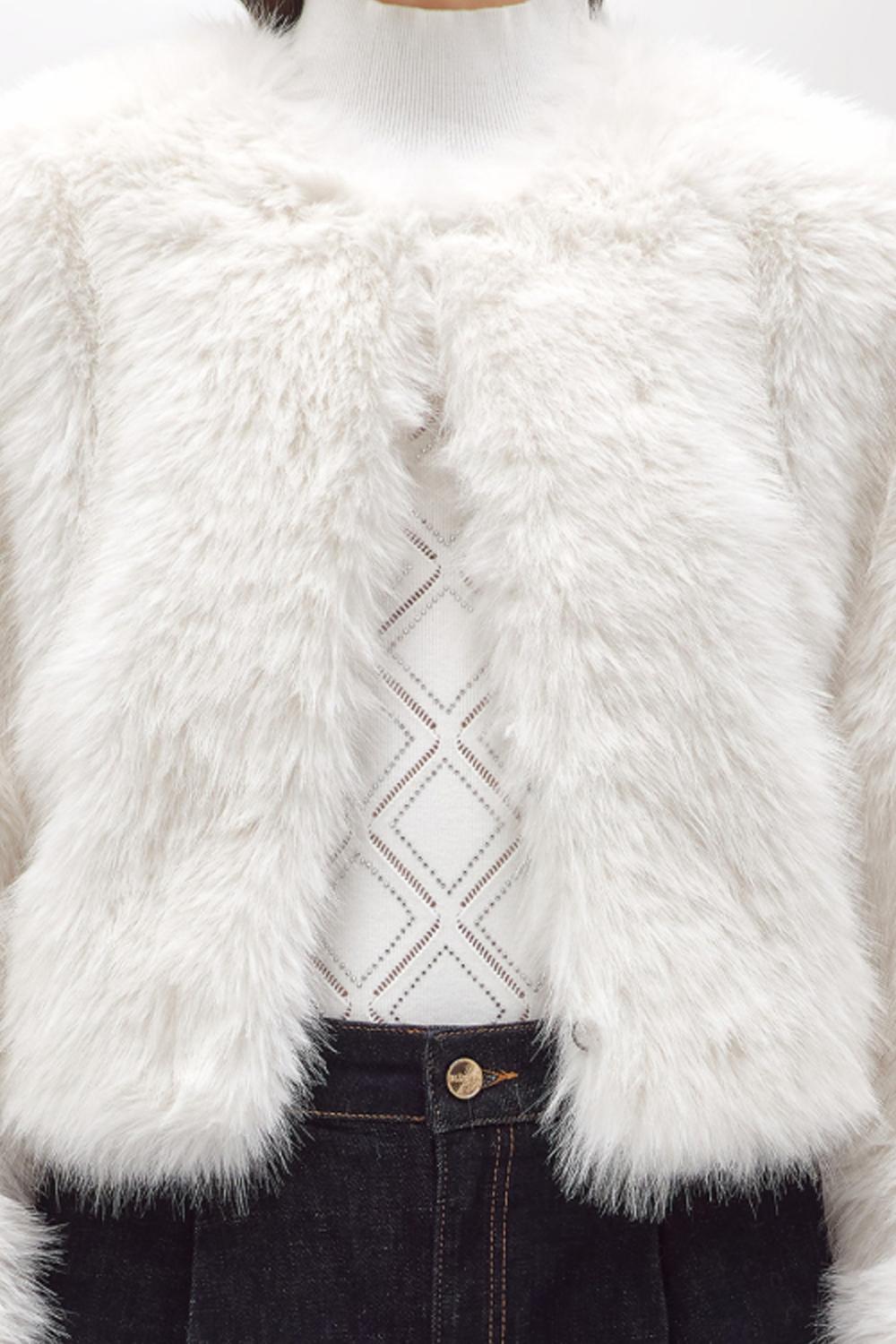 GIACCA IN FAUX FUR RF5212 E108814300 Blugirl