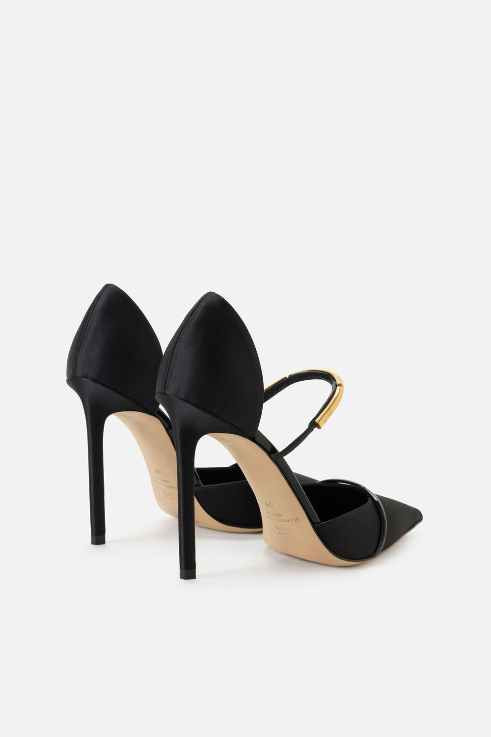 D'Orsay in raso con dettaglio gioiello SA13C 57E2110 Elisabetta Franchi