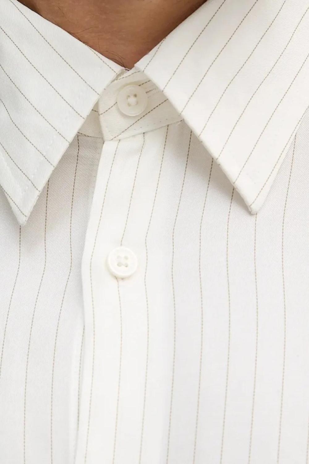 Camicia a vestibilità regolare in twill di viscosa XM001817 AF13235F0148 Armani Exchange
