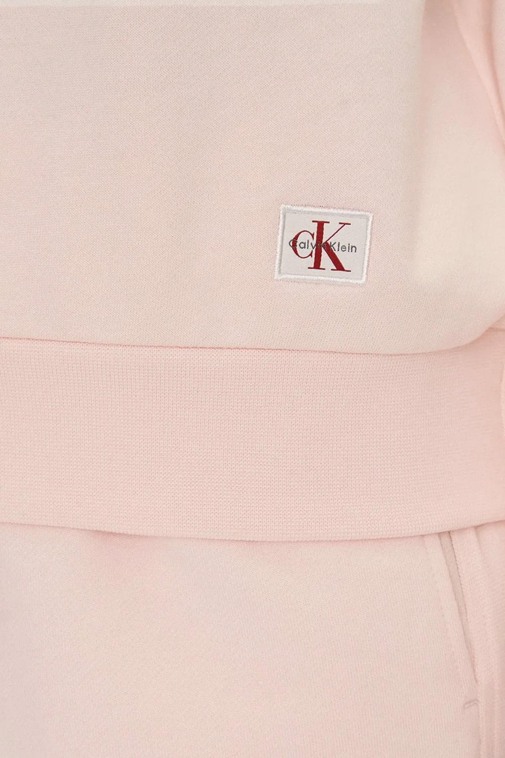 Felpa in Cotone French Terry con Logo LV047B238G VI7 Calvin Klein