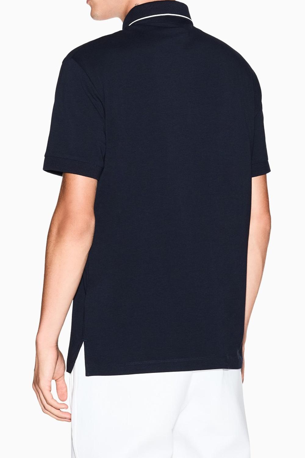 Polo slim fit con logo e profili a contrasto XM001289 AF10363UB101 Armani Exchange