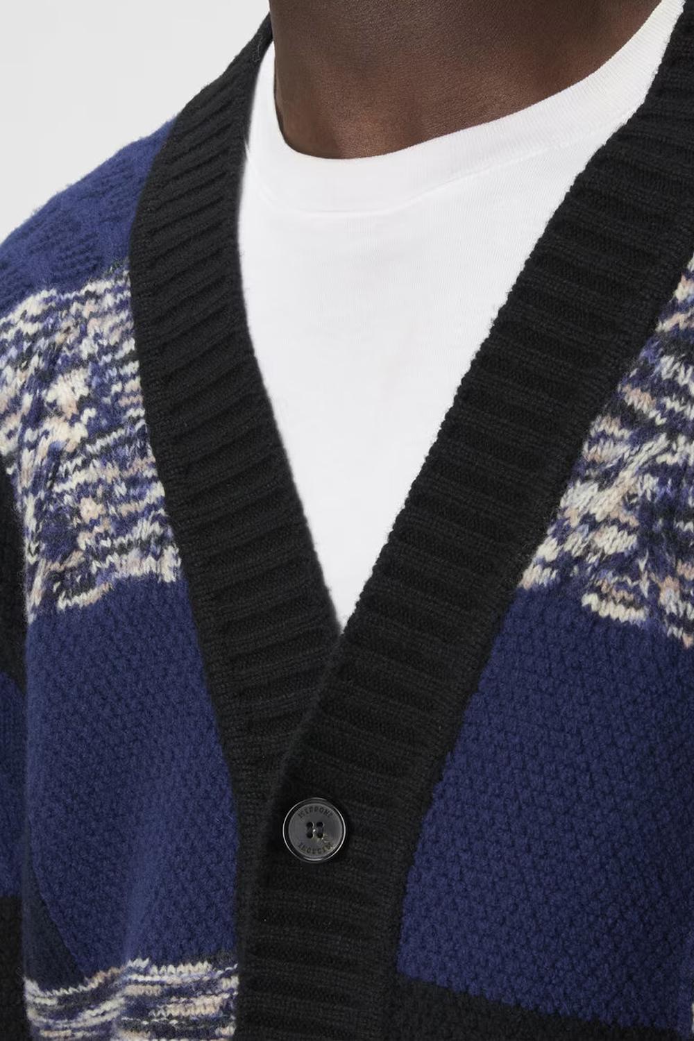 Cardigan in Pura Lana con Bottoni US25WM0A BK01CZS72MI Missoni