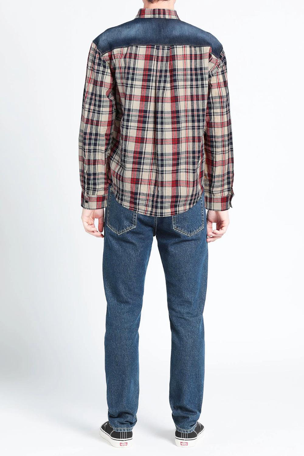 Camicia a quadri Dsquared2 regular fit in fantasia scozzese con tasche frontali S71DM0587 S60337001FMULTICOLOR Dsquared2