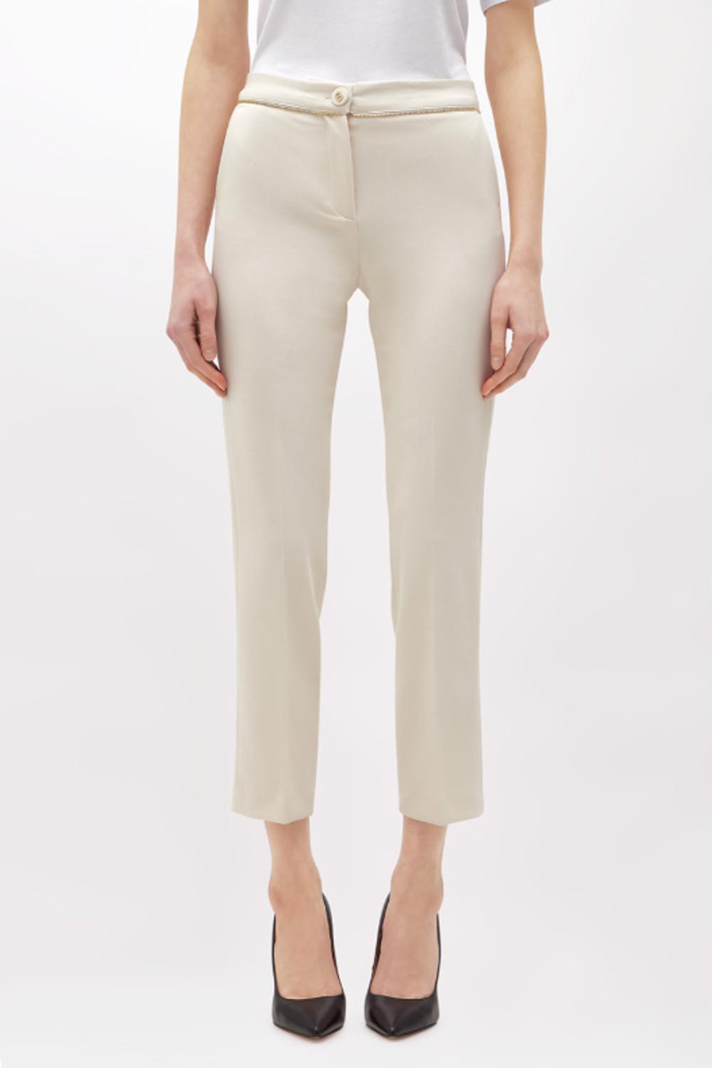 PANTALONI A SIGARETTA IN CADY RF5024 T319010110 Blugirl