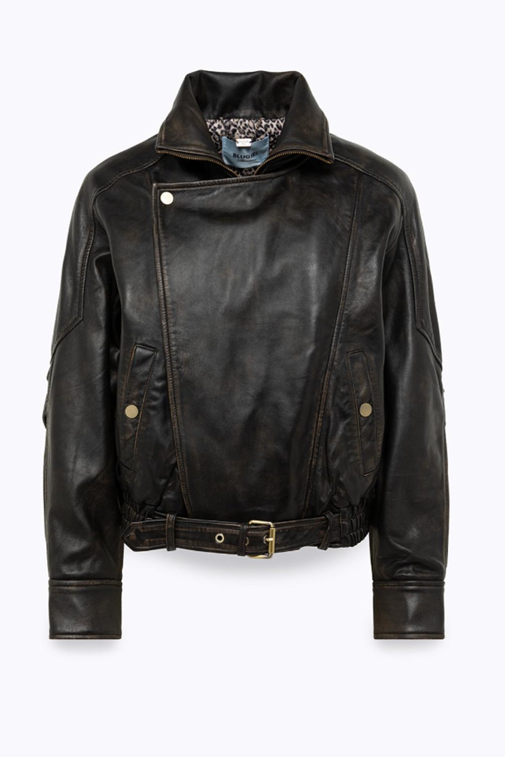 GIACCA IN PELLE<BR/> RF5200 P040890840 Blugirl