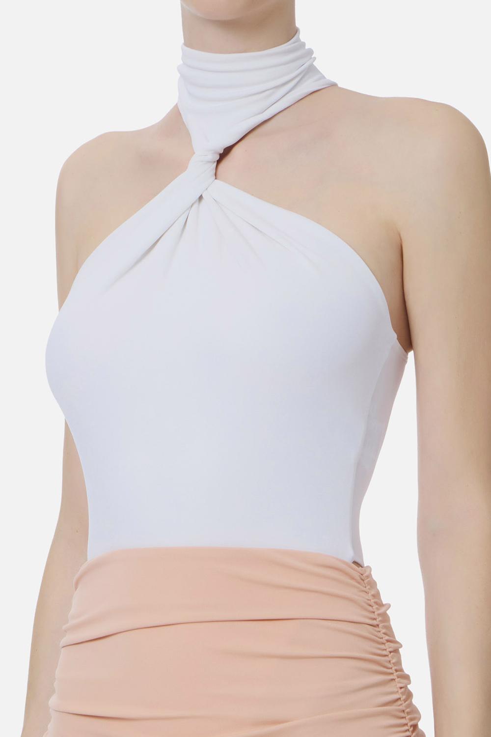 Body in jersey crêpe BO039 63E2360 Elisabetta Franchi