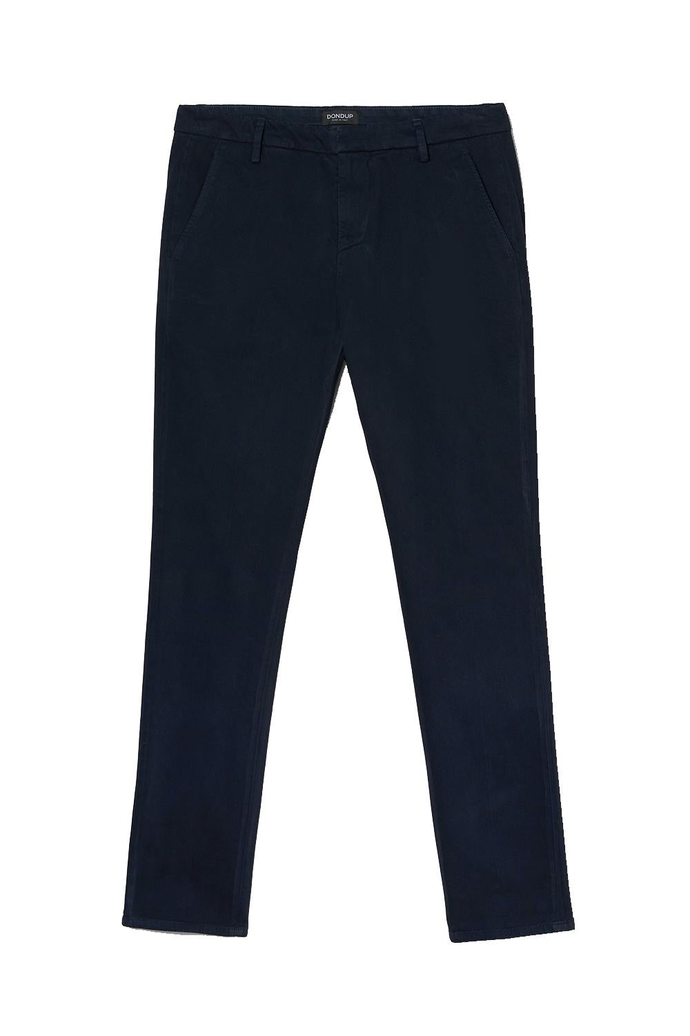 PANTALONE SLIM GAUBERT IN GABARDINA UP235-GSE043U PTD890 Dondup