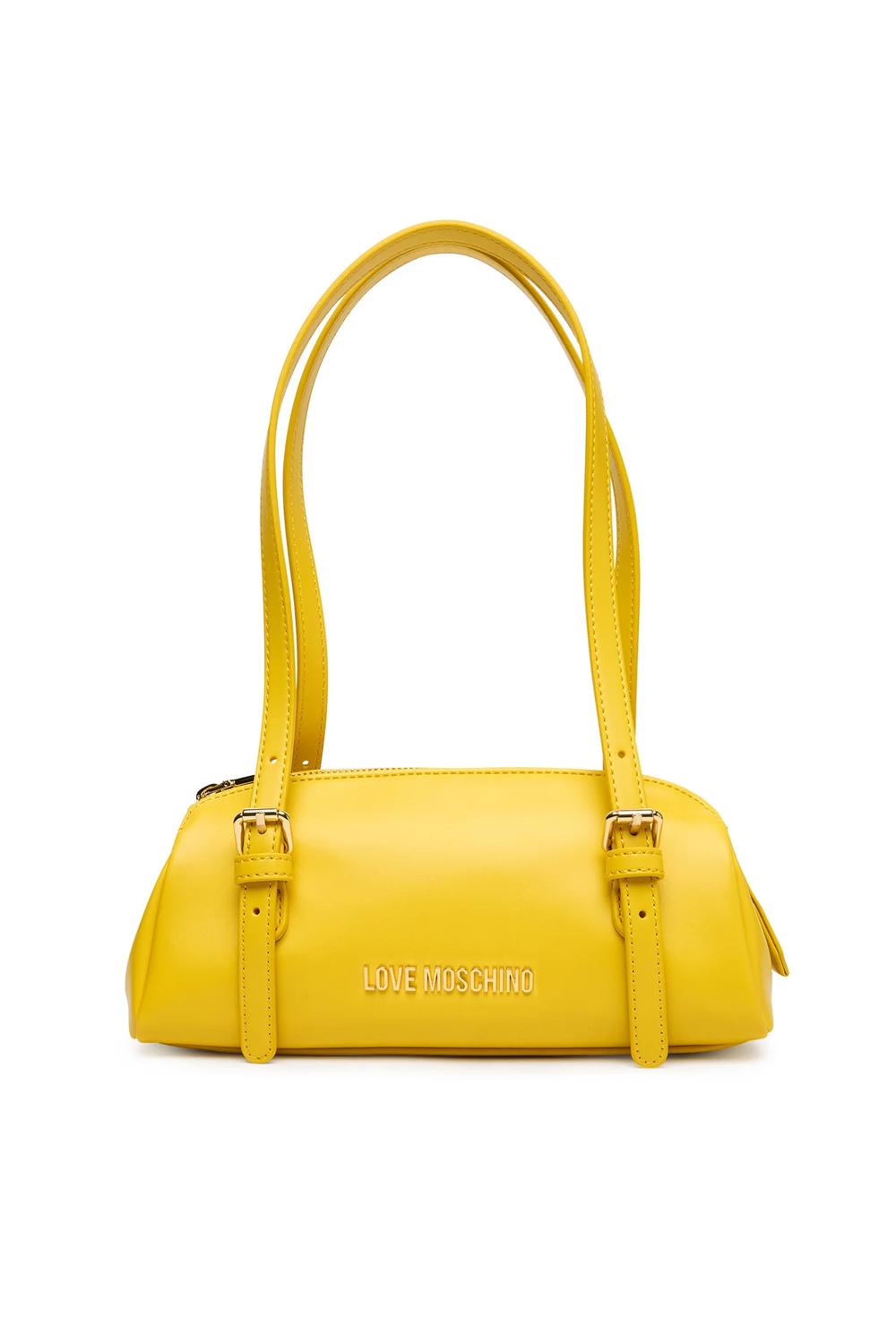 Borsa a Spalla Love Moschino in Ecopelle con Logo in Metallo JC4101PP1O LY0411 Love Moschino