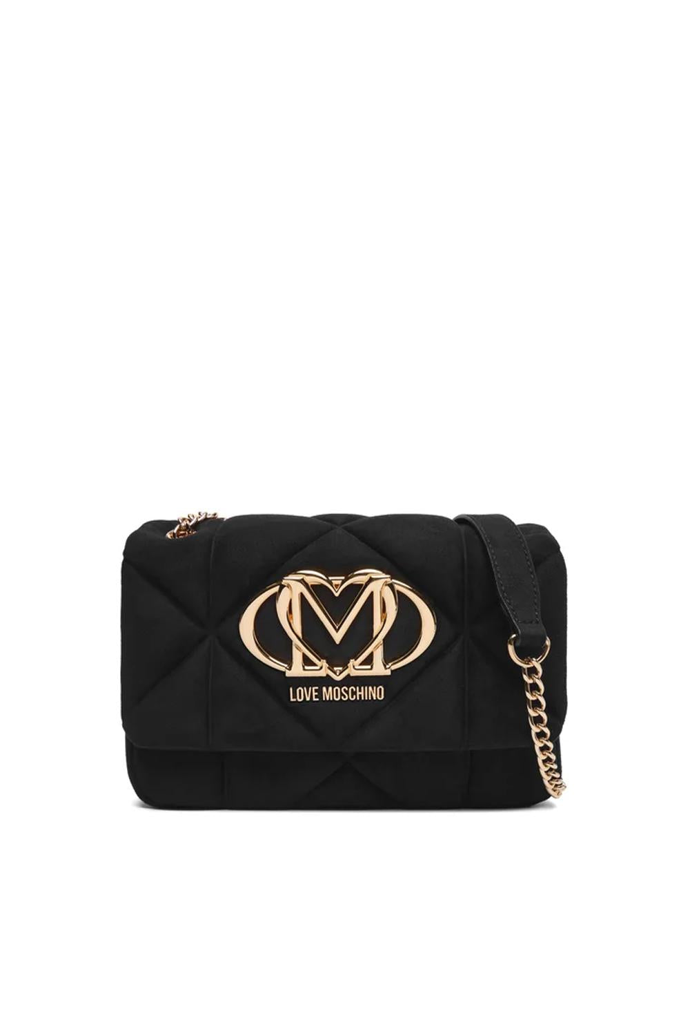 Borsa Piccola EMBOSSED VELOUR con Tracolla a Catena JC4314PP0N KE0000 Love Moschino