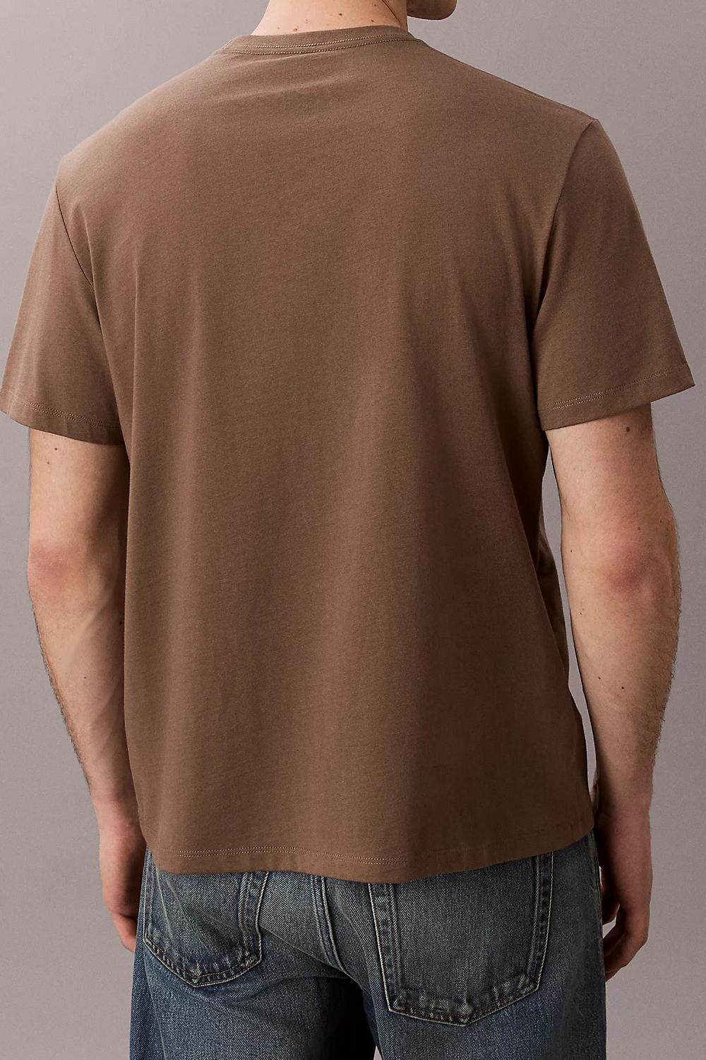 T-shirt con monogramma con logo<BR/> LV04RB862G GPF Calvin Klein