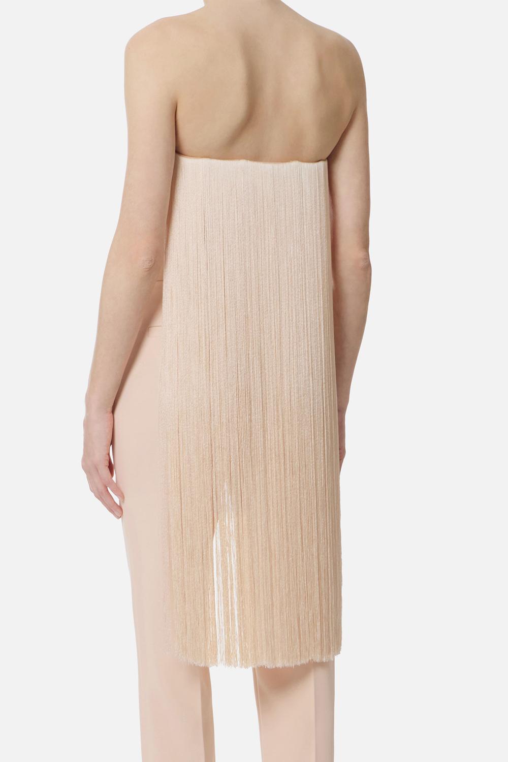 top bustier con frange TO065 63E3EA1 Elisabetta Franchi