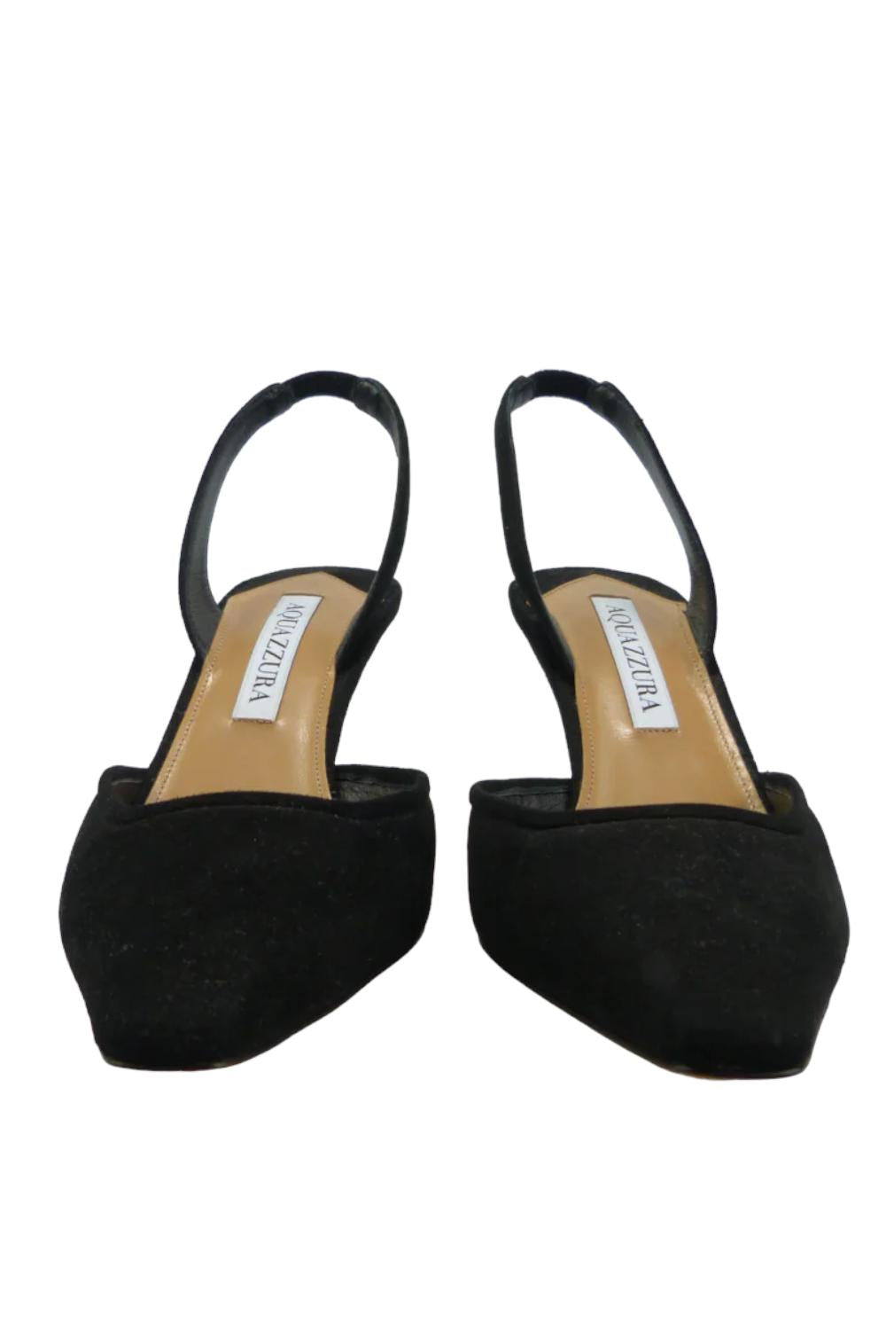 Décolleté Aquazzura Maia in Velluto AIMMIDL0 SUE000 Aquazzurra