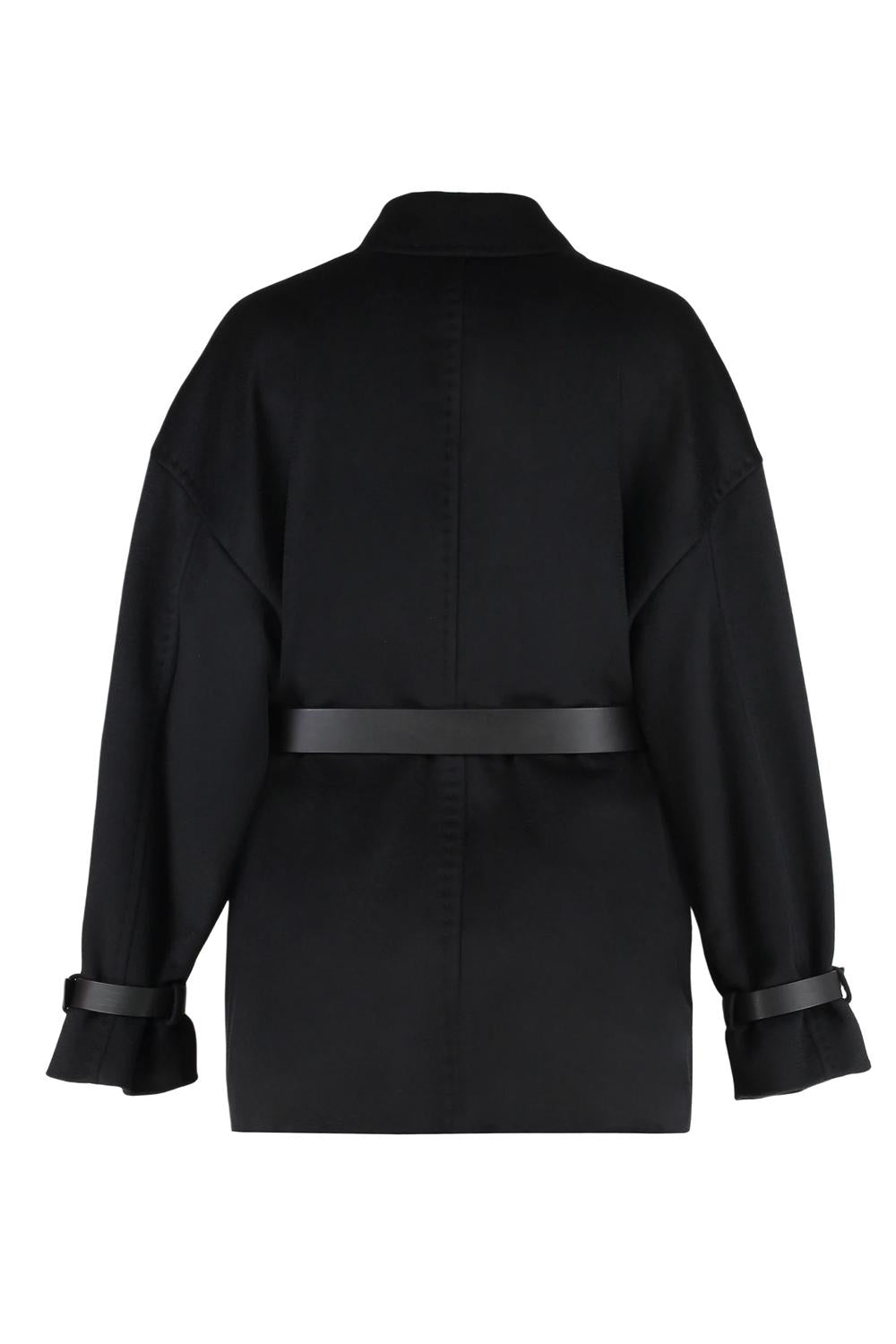 Caban doppiopetto in lana<BR/> PAUSA 013NERO Max Mara Studio