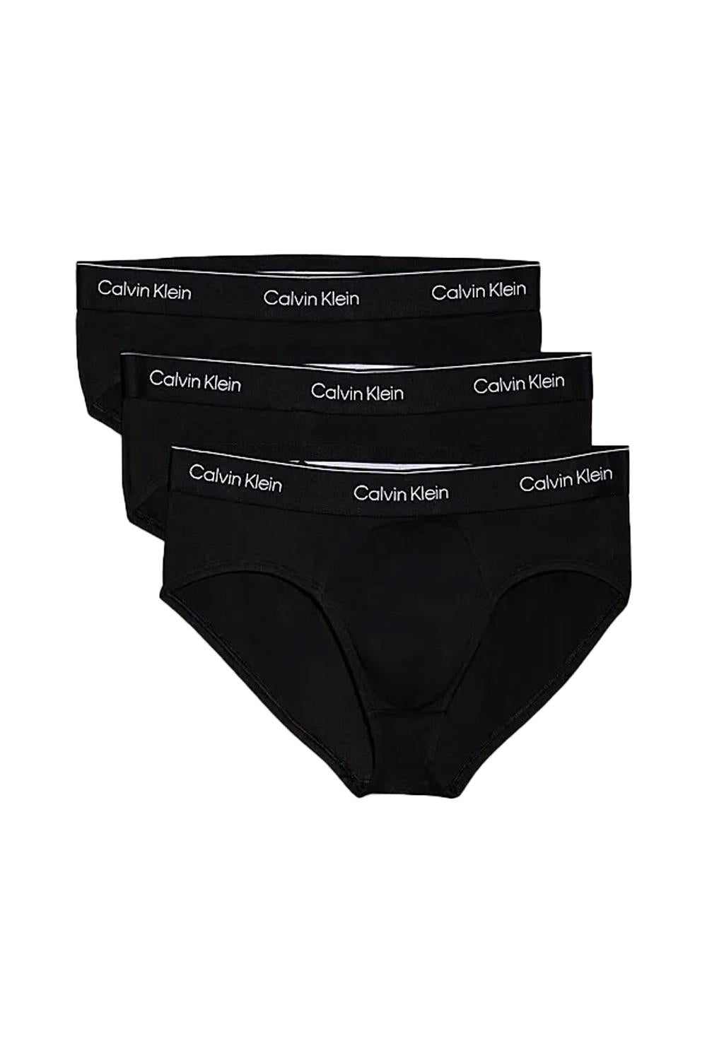 Slip con vestibilità a livello dei fianchi in confezione da 3 - Icon Cotton Stretch<BR/> LV00NB4388 TM6 Calvin Klein