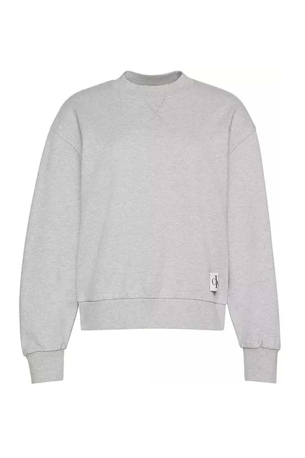 Felpa in Cotone French Terry con Logo LV047B238G P79 Calvin Klein