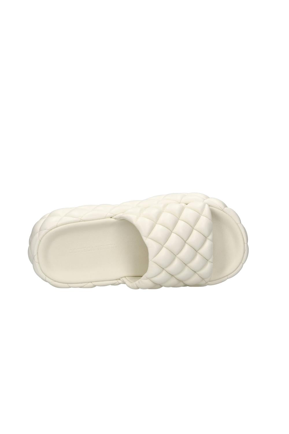 Sandali Mules Donna Bottega Veneta in Pelle Trapuntata Suola in Cuoio 708885 VBRR09013 Bottega Veneta