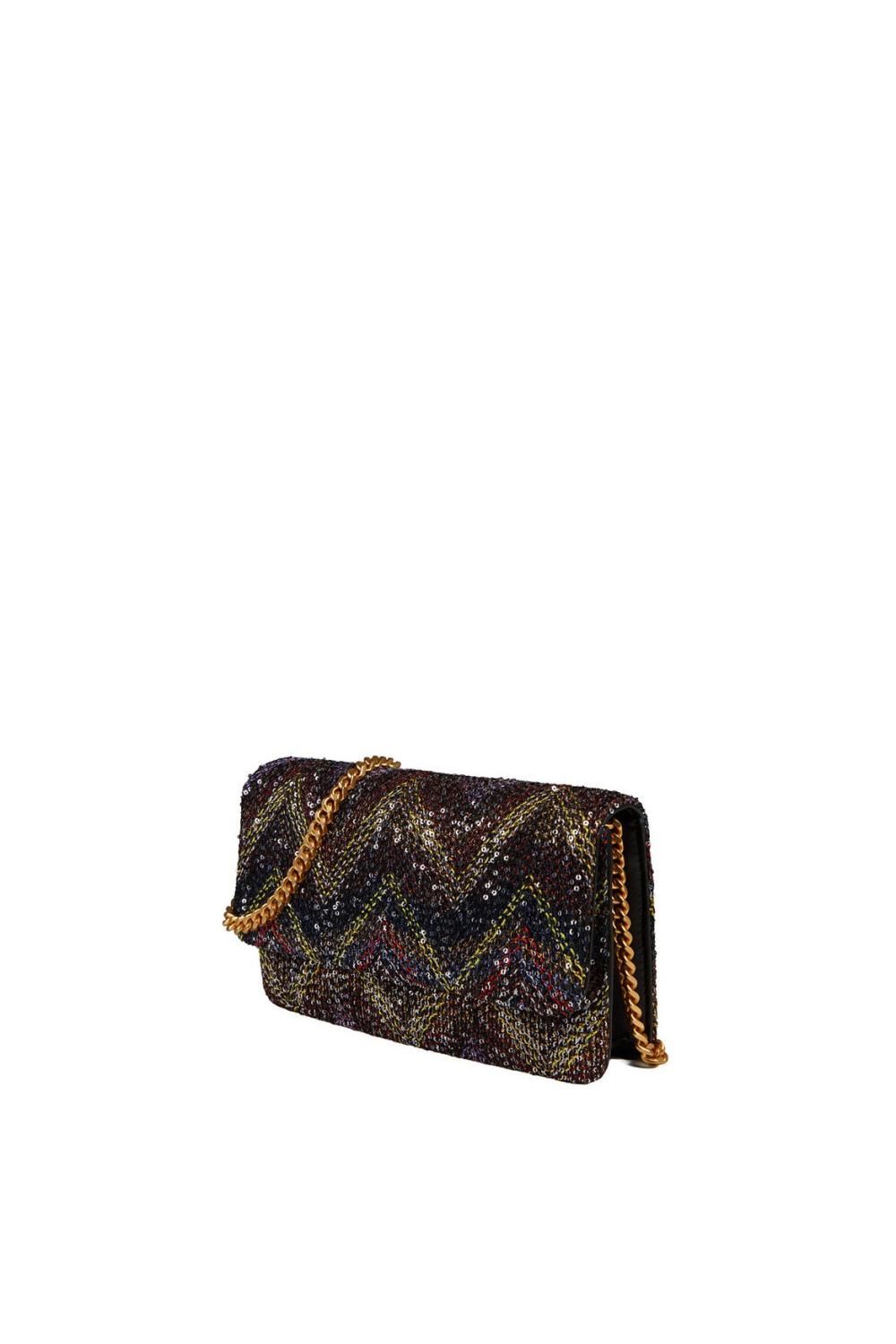 Portafoglio con tracolla MI10046F 026YELLOW/BROWN Missoni