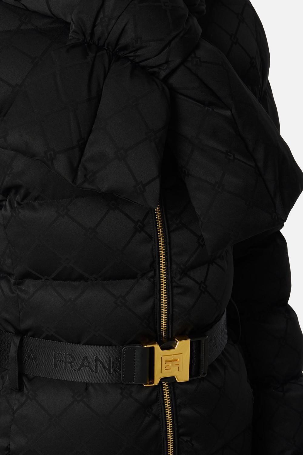 Piumino in tessuto vela jacquard PI84D 56E2110 Elisabetta Franchi