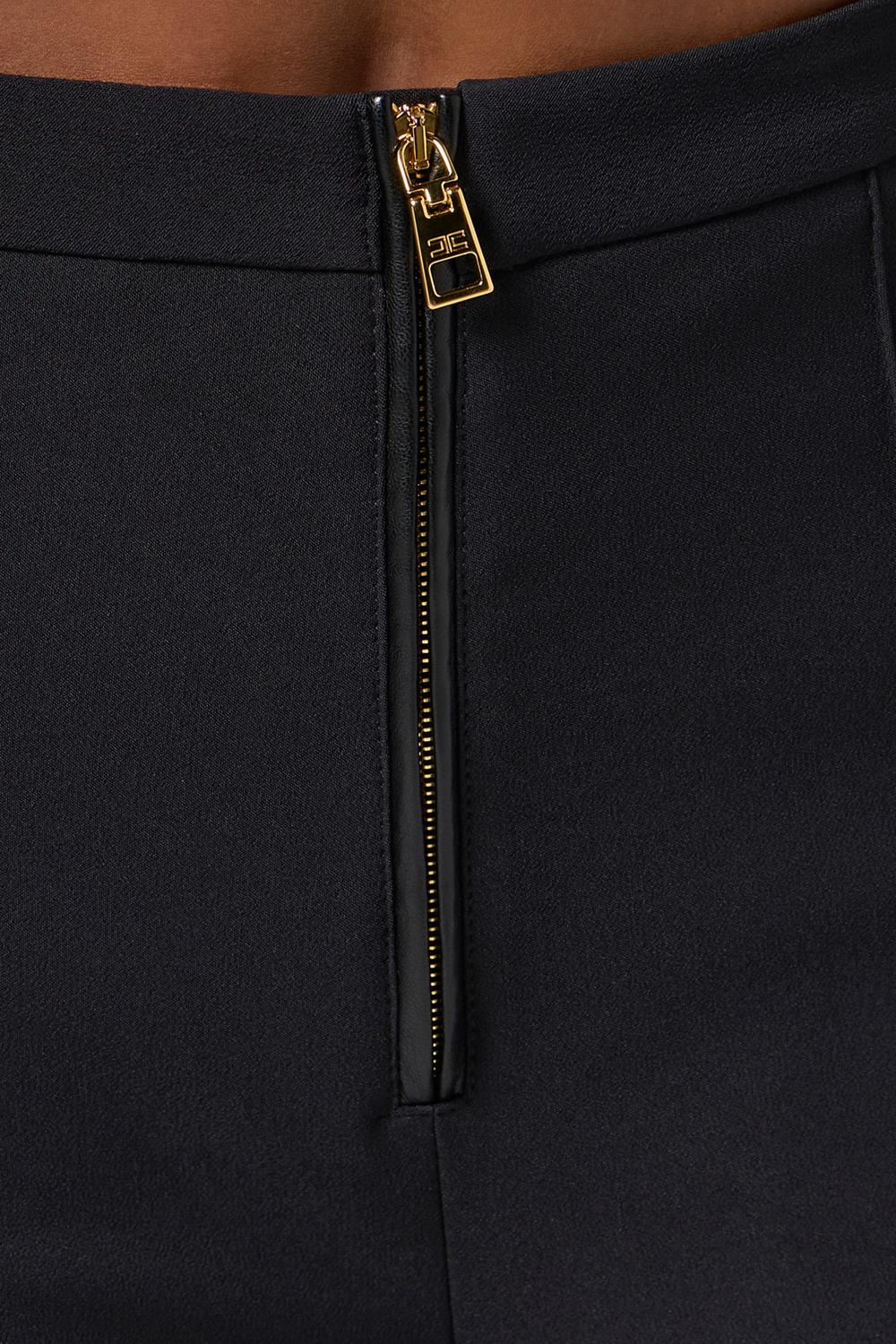 Pantaloni in doppio crêpe<BR/> PA122 56E2110 Elisabetta Franchi