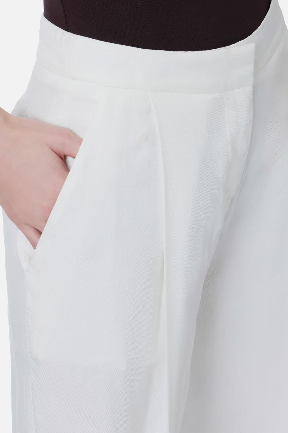 Pantaloni in misto lino PA179 62E2360 Elisabetta Franchi
