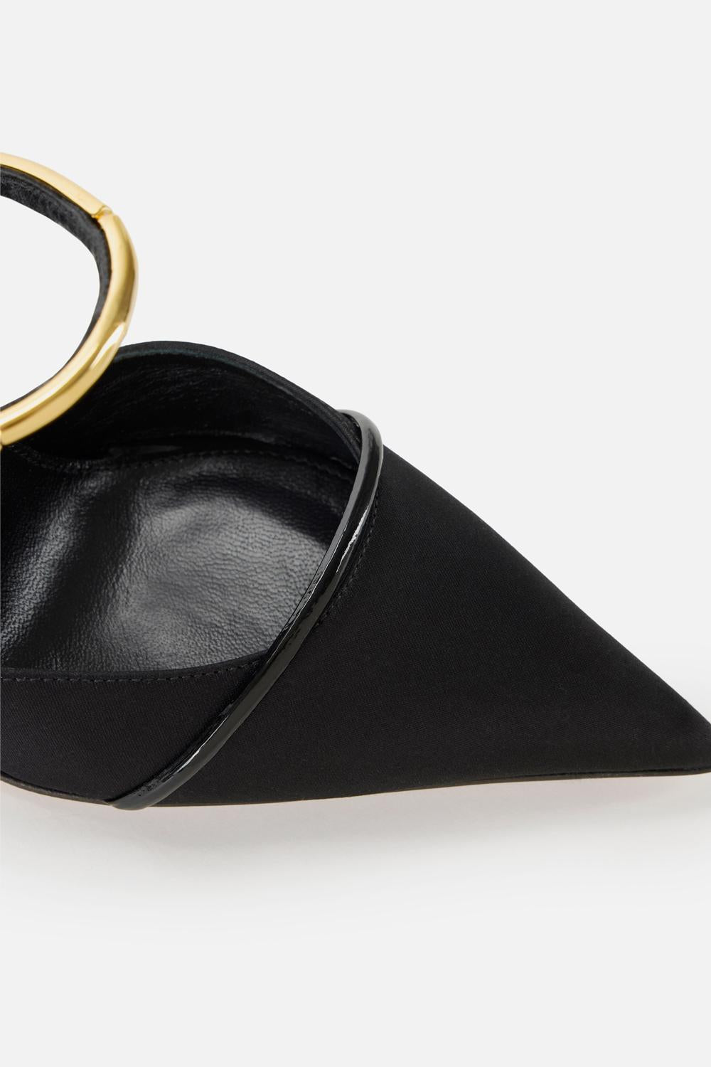 D'Orsay in raso con dettaglio gioiello SA13C 57E2110 Elisabetta Franchi