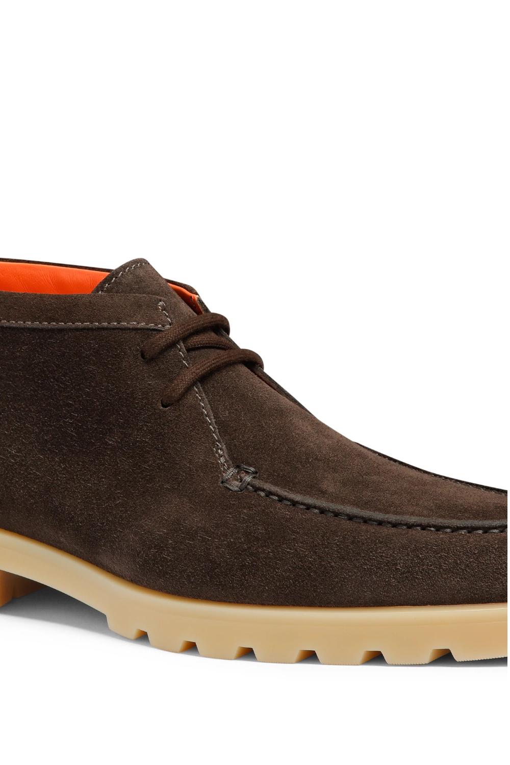 Stivaletto Desert Santoni Uomo in Suede Marrone MGDC18609AMBBSEYT50 MARRONE Santoni