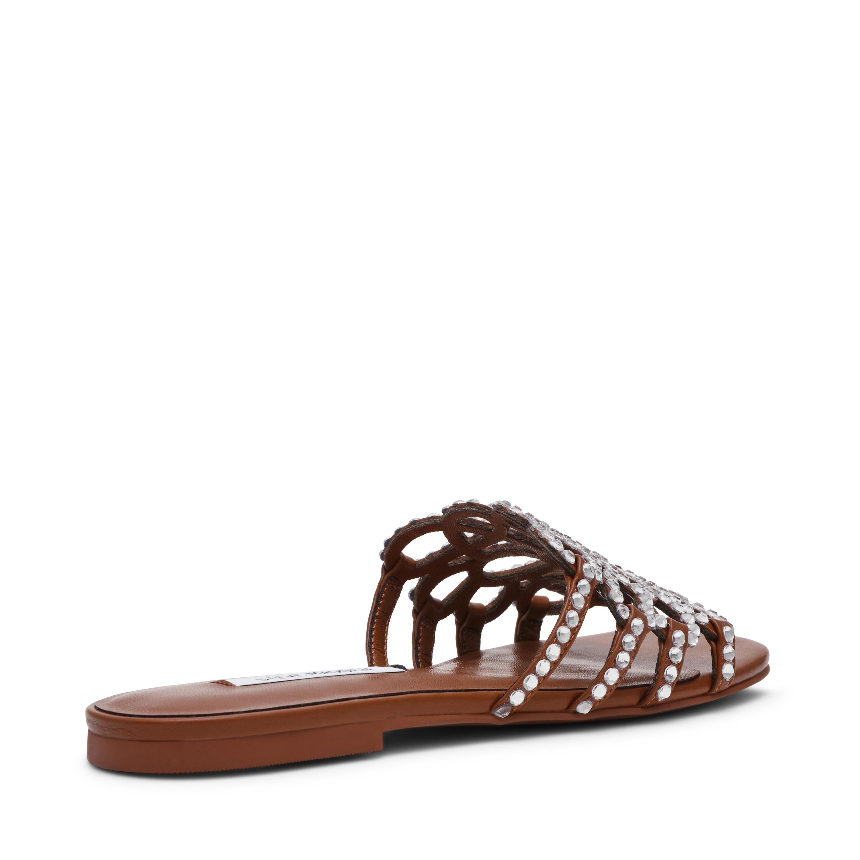 LOTUS-R - ciabatta flat in ecopelle LOTUS-R COGNAC Steve Madden