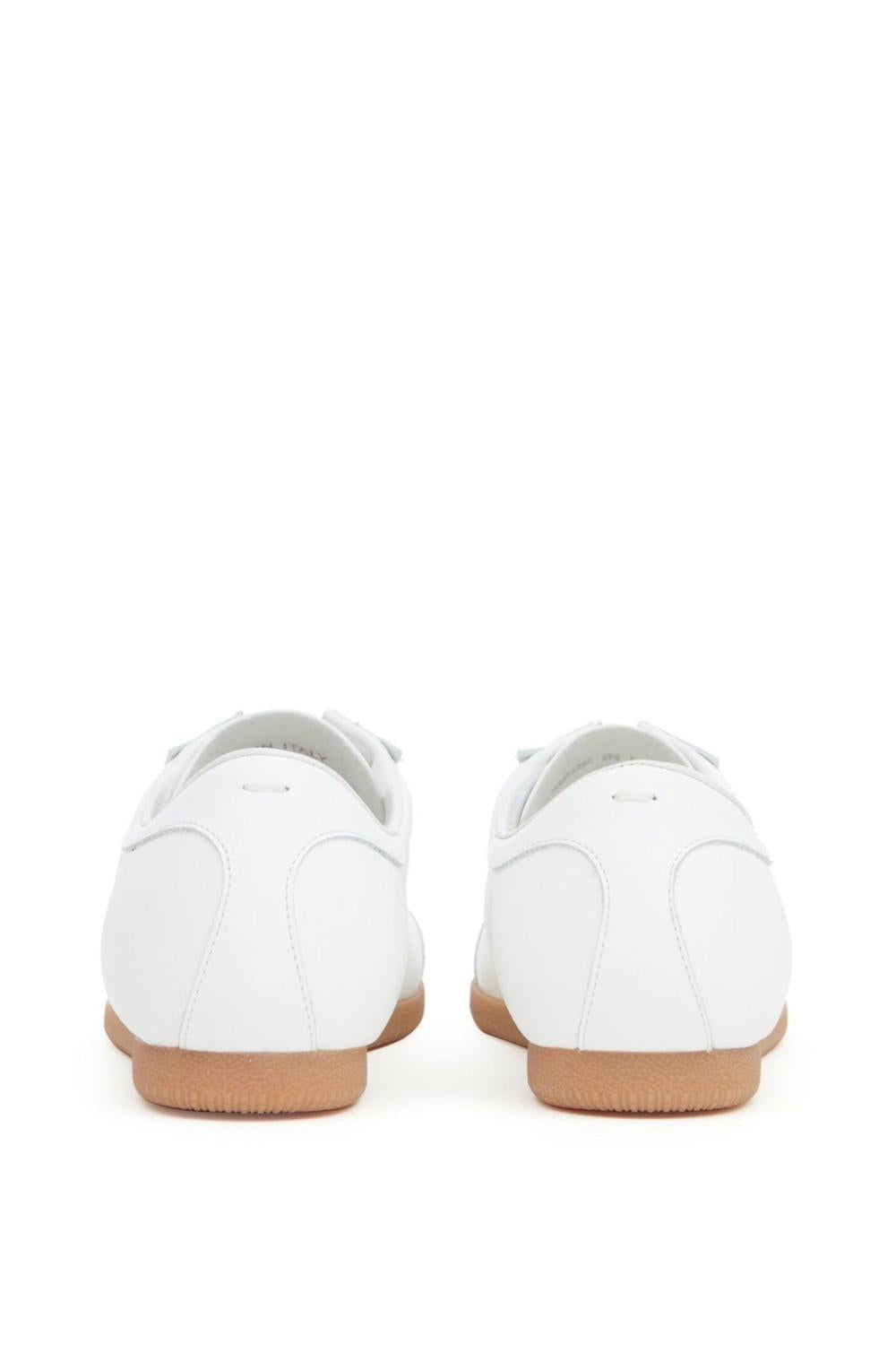 Sneakers Basse Maison Margiela in Pelle di Vitello Bianca S57WS0465/ P4308T1003 Maison Margiela