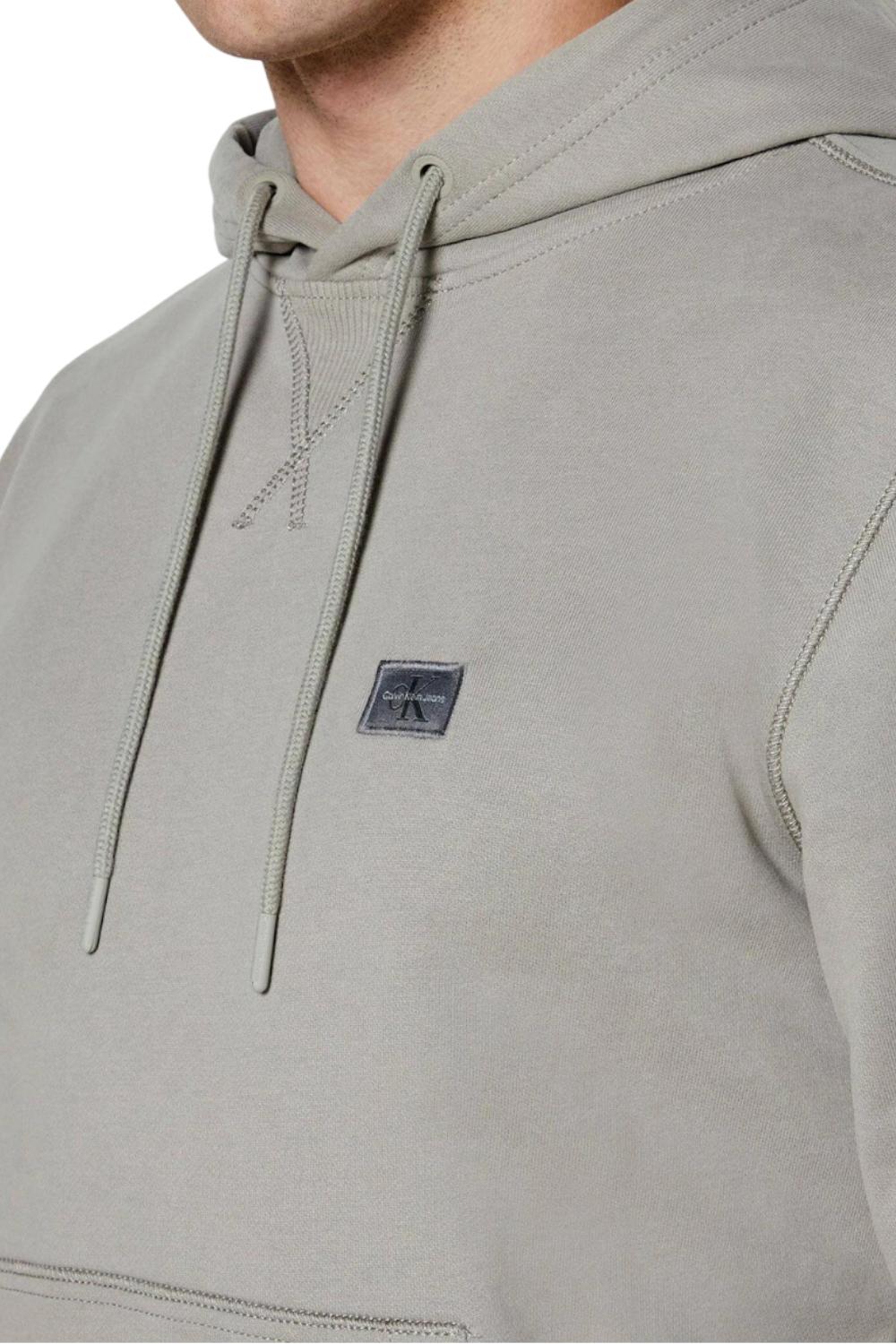 Felpa con cappuccio in cotone<BR/> J30J327113 PEO Calvin Klein