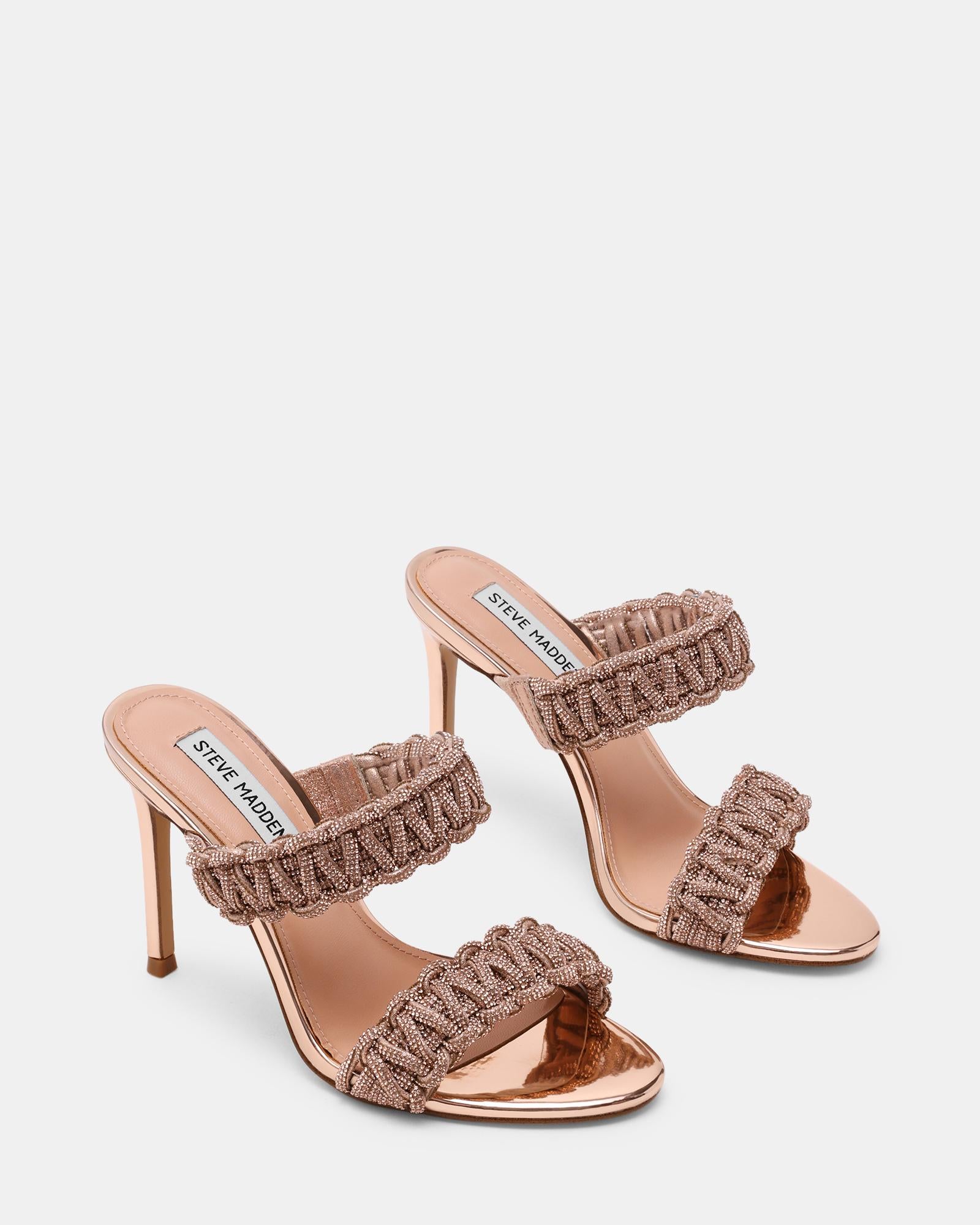 THERESIA - sandalo alto con strass THERESIA ROSE GOLD Steve Madden