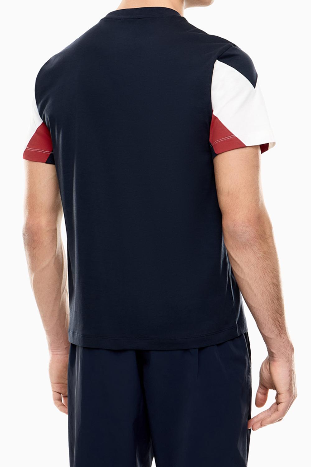 T-shirt girocollo Summer Block in jersey di cotone 7M001603 AF12503UB102 EA7 Emporio Armani