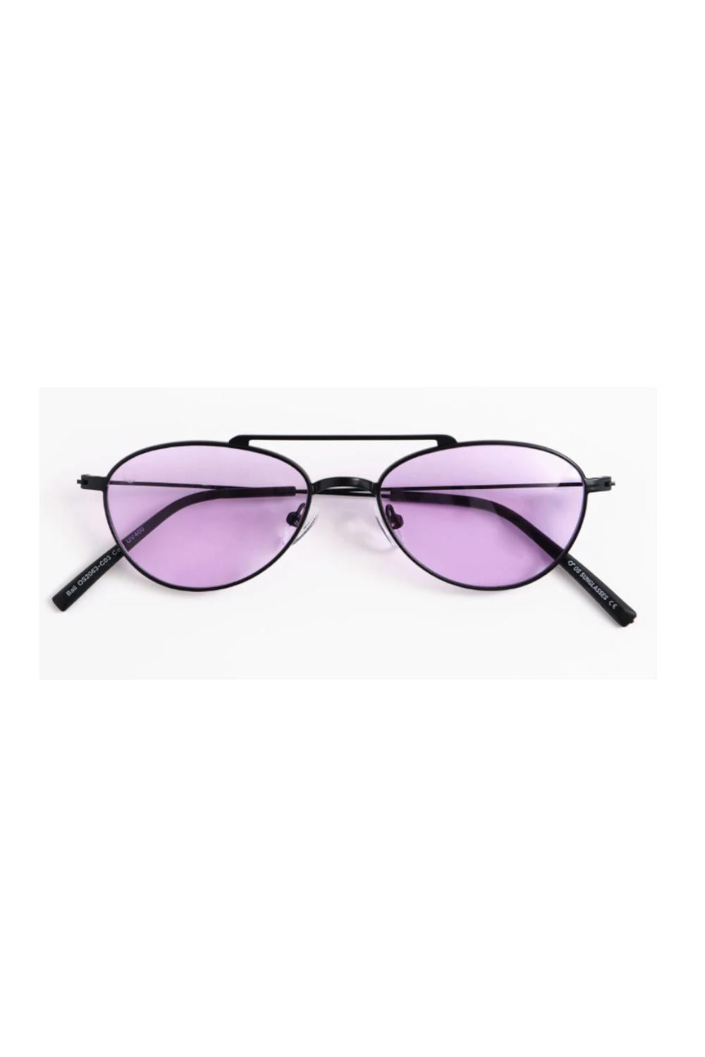 occhiali da sole modellobali con montatura in metallo sottile e lente colorata BALI 2063C03 OS Sunglasses