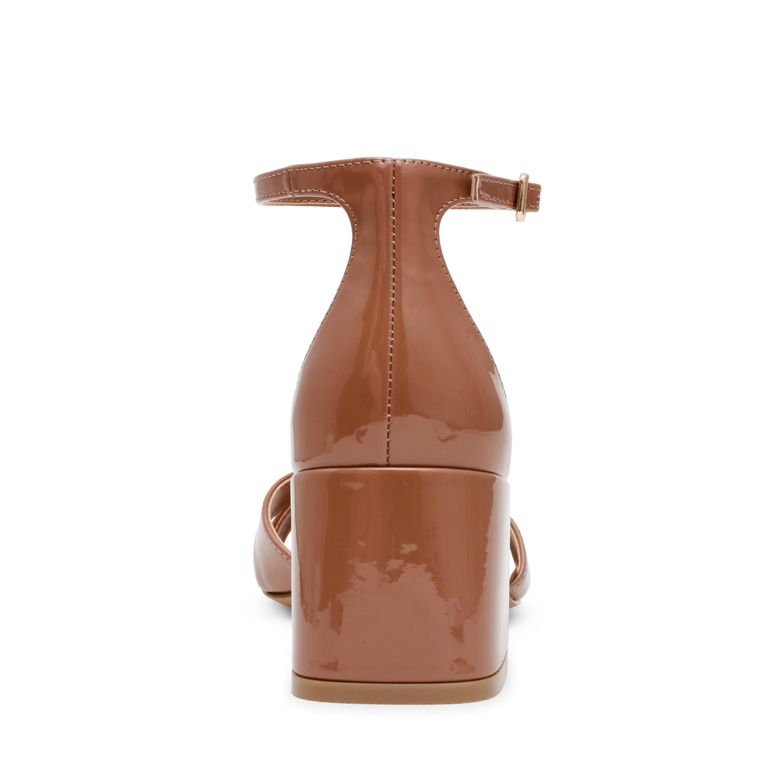 Sandali con tacco largo Steve Madden FERGIE CAMEL PATENT Steve Madden
