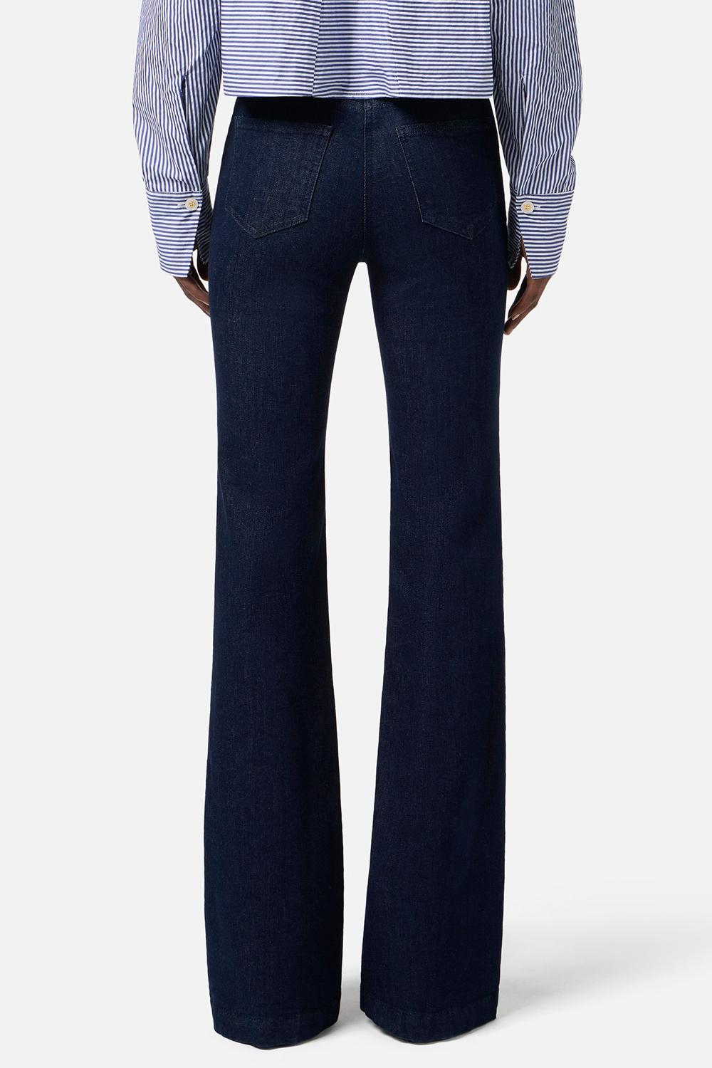 Jeans con zip gioiello PJ05D 56E2104 Elisabetta Franchi