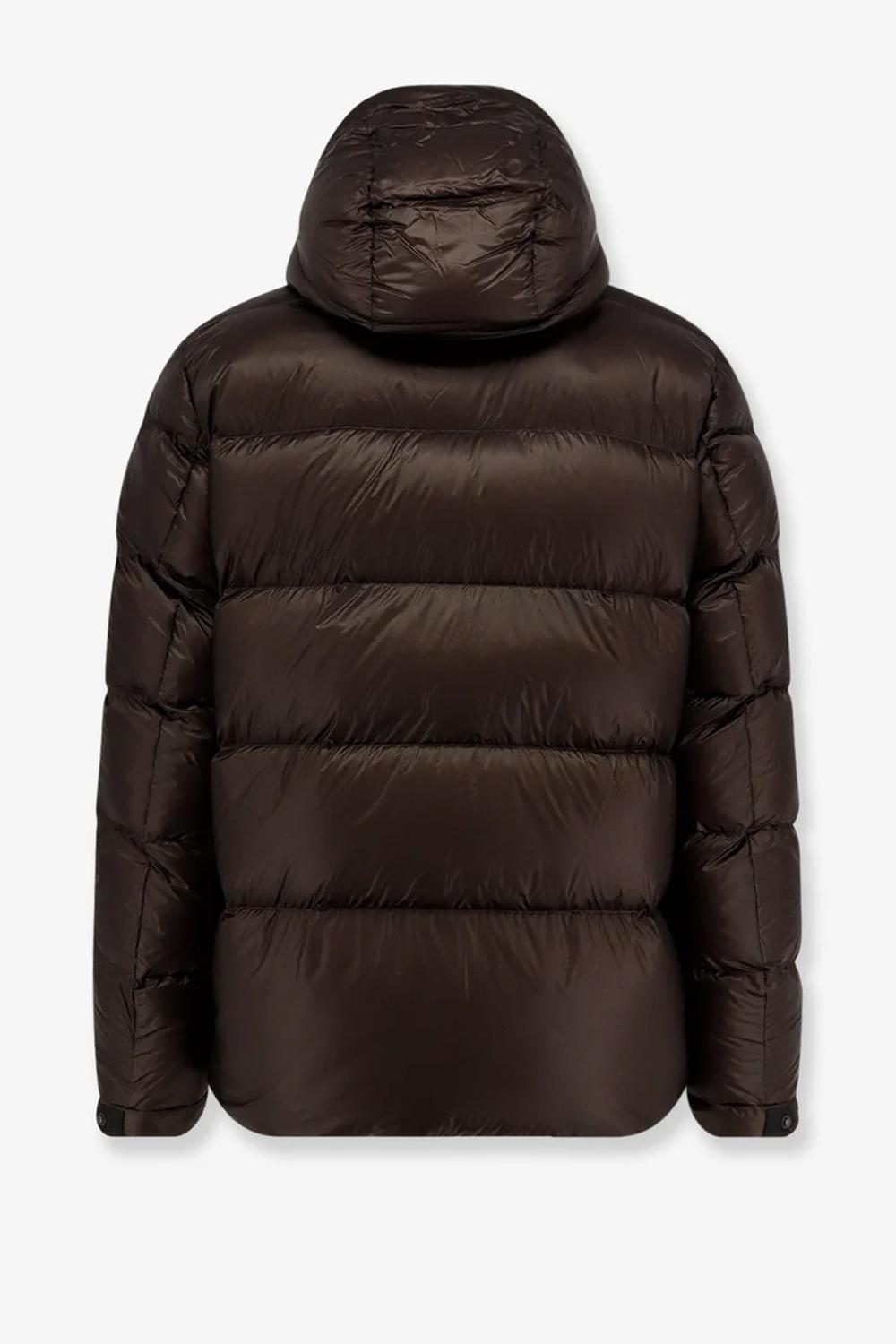 Piumino Outhere con cappuccio in micro ripstop 4640-507 A032COFFEE Outhere