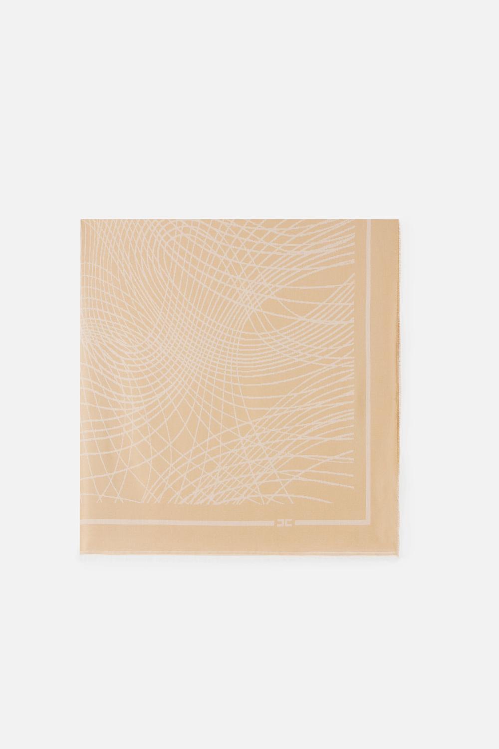 Foulard con lurex SC13F 62E2470 Elisabetta Franchi