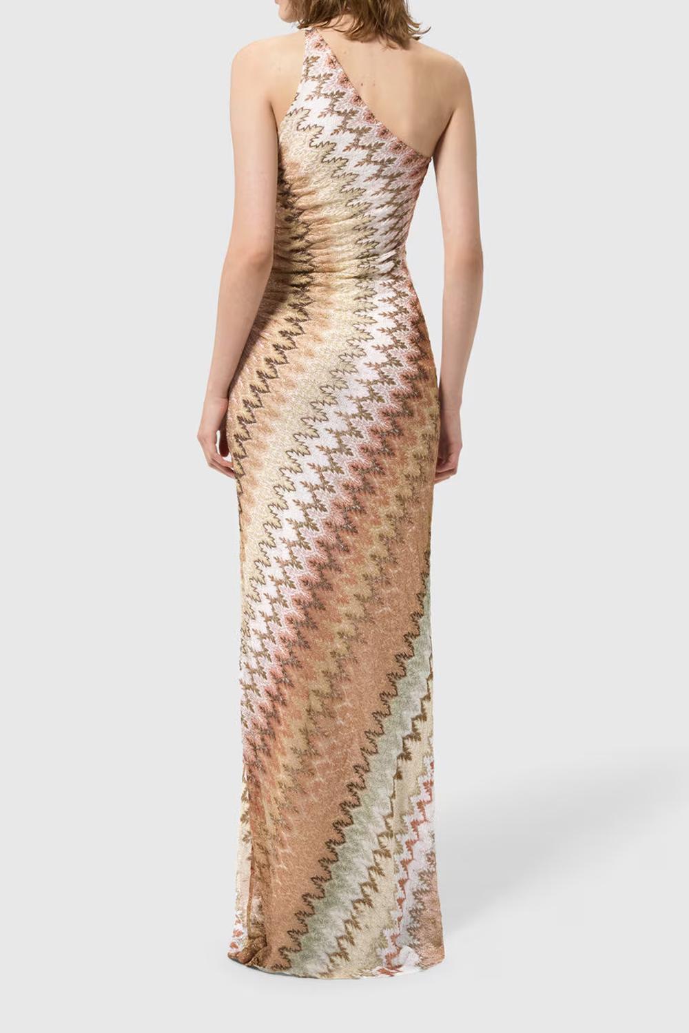 Abito lungo da donna monospalla DS26SG3J BR015ISMSPJ Missoni