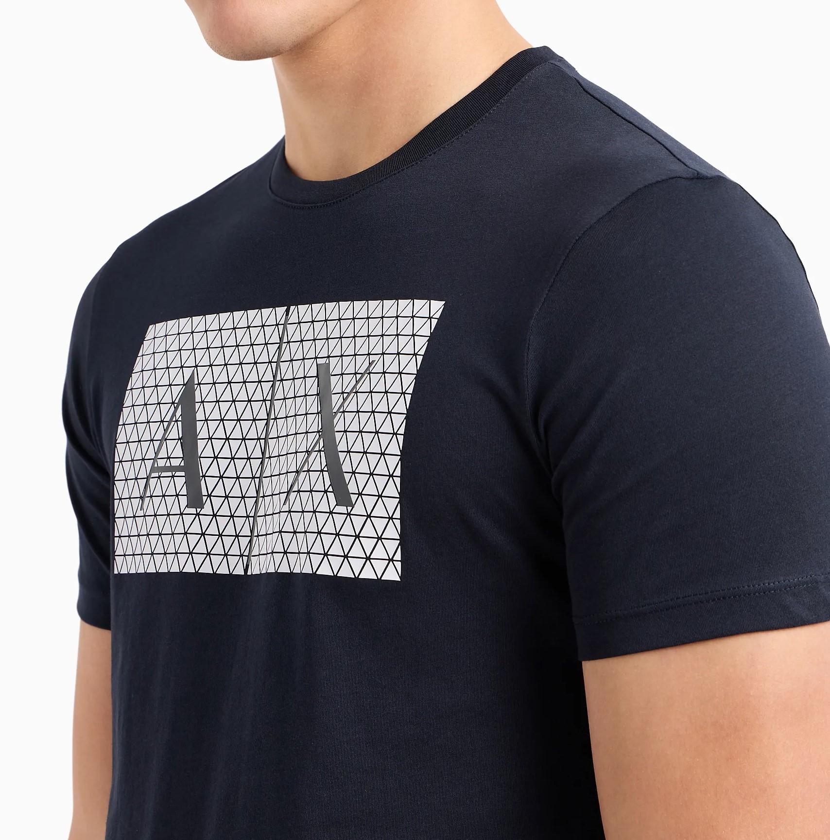 T-shirt con logo quadrato armani exchange<BR/> 8NZTCK Z8H4Z1510 Armani Exchange