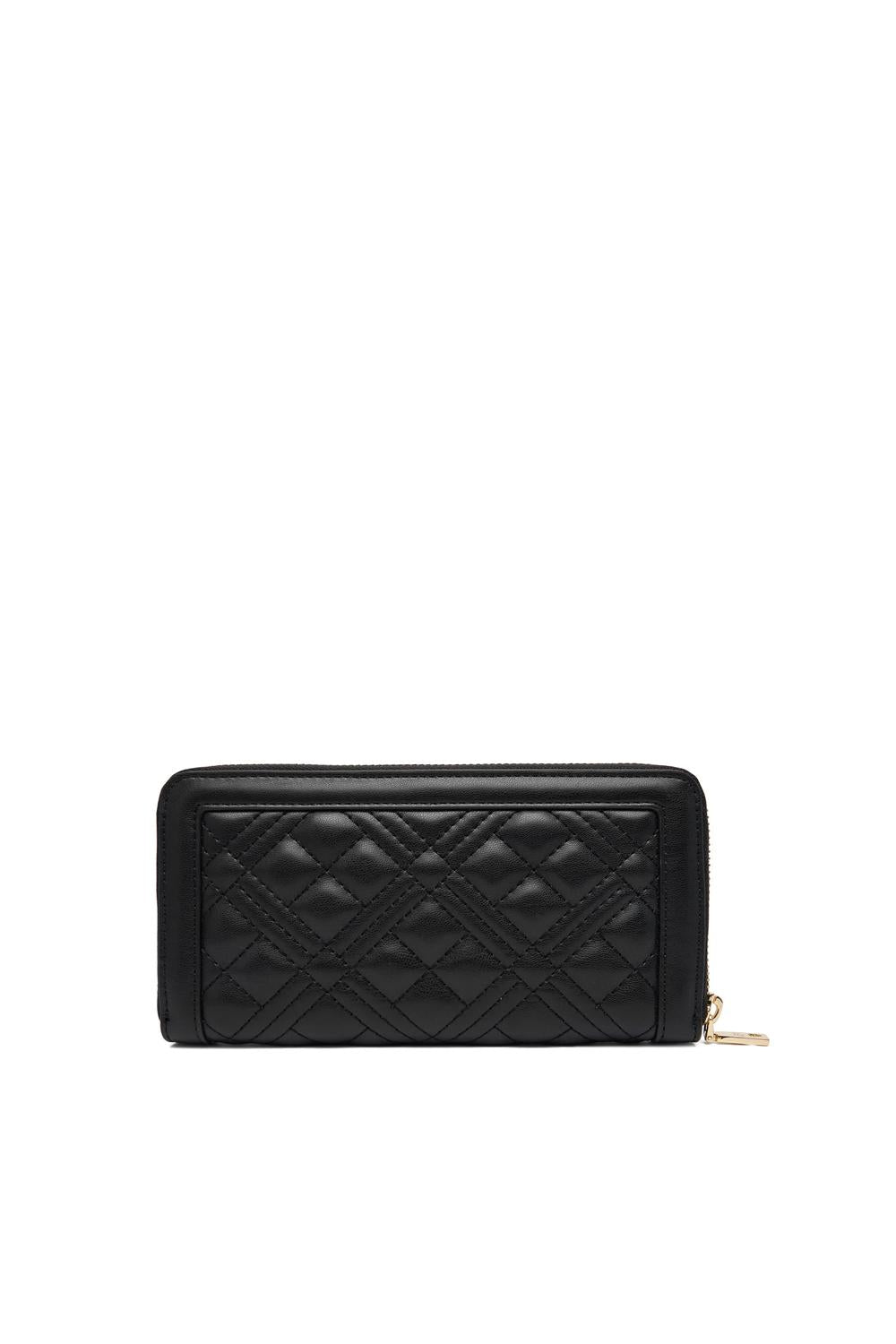 Portafoglio con zip trapuntato con logo JC5600PP1O LA0000 Love Moschino