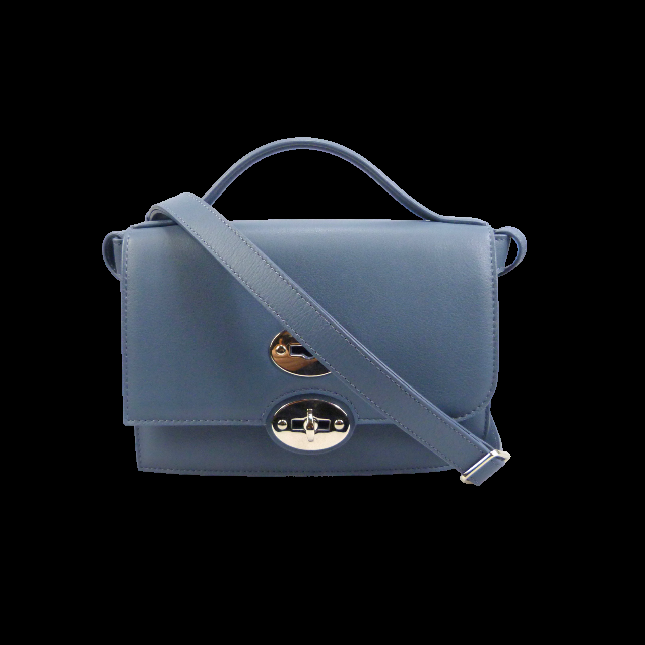 Zanellato Postina Piuma Knot S blue bag<br>